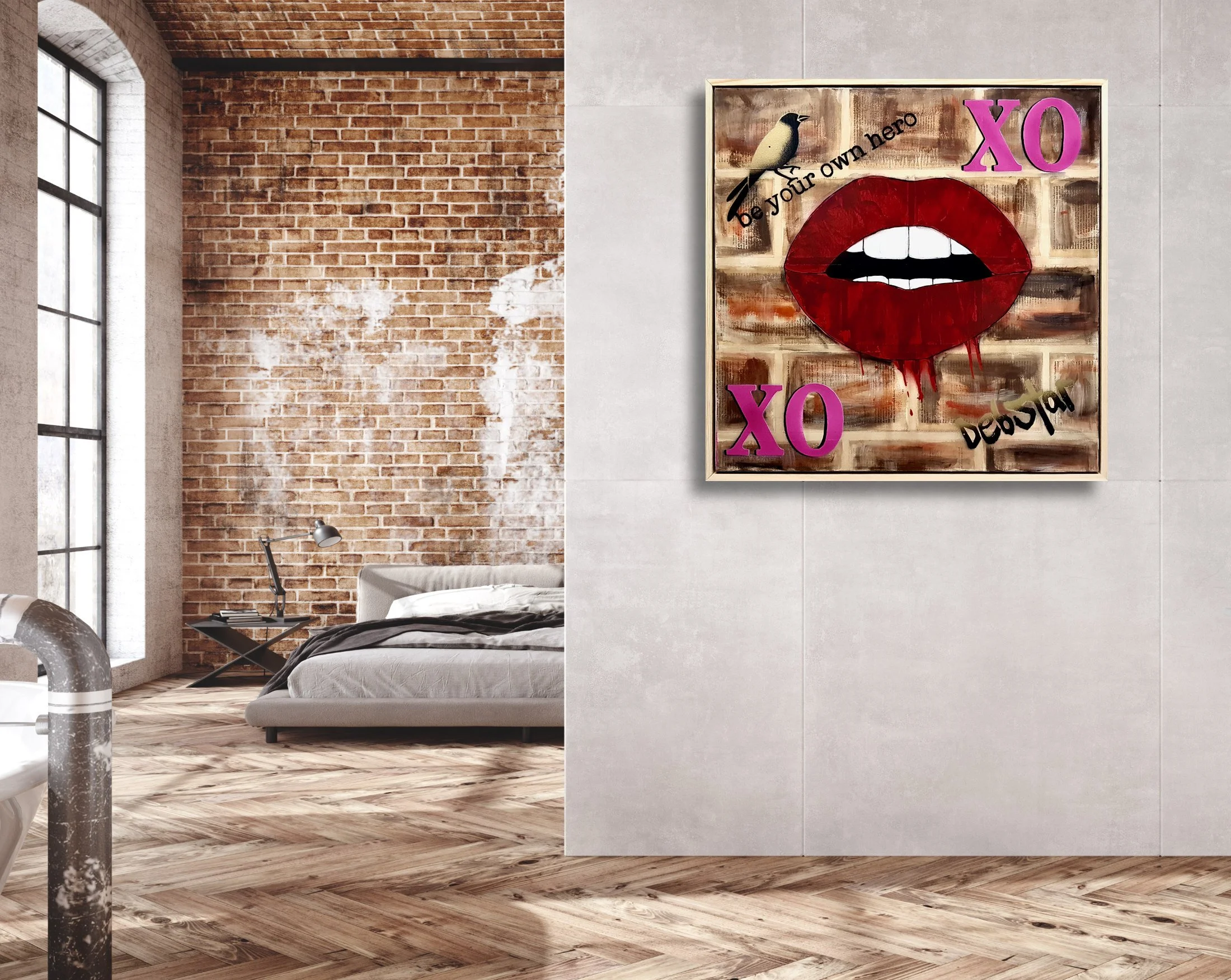 xoxo-graffiti-wall-songbird-designz-deborah-lang-geometric-brick-wall-urban-art-canvas-5.jpg