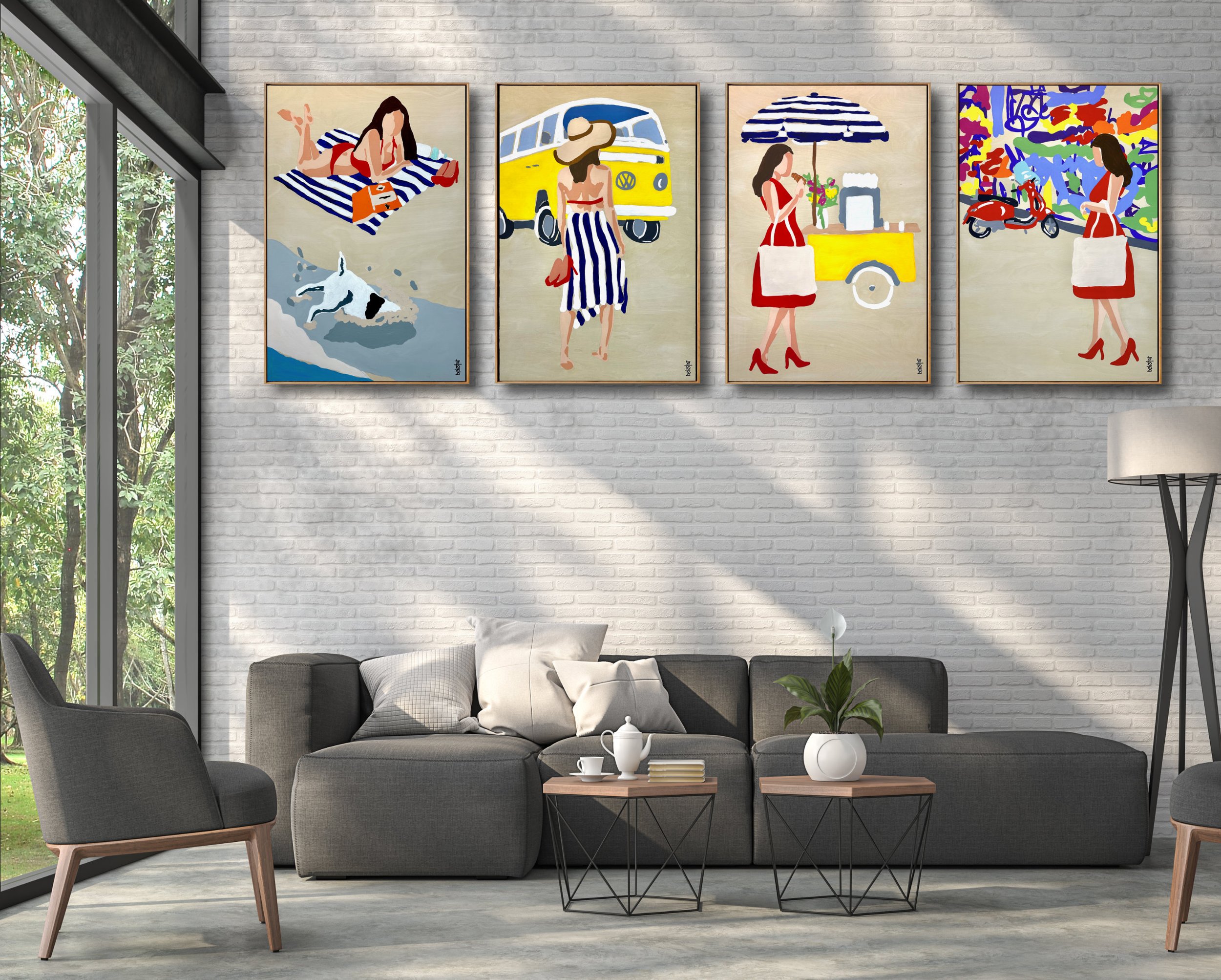 summer-snapshots-beach-Deborah-Lang- Debstar-lady-in-red-6.jpg