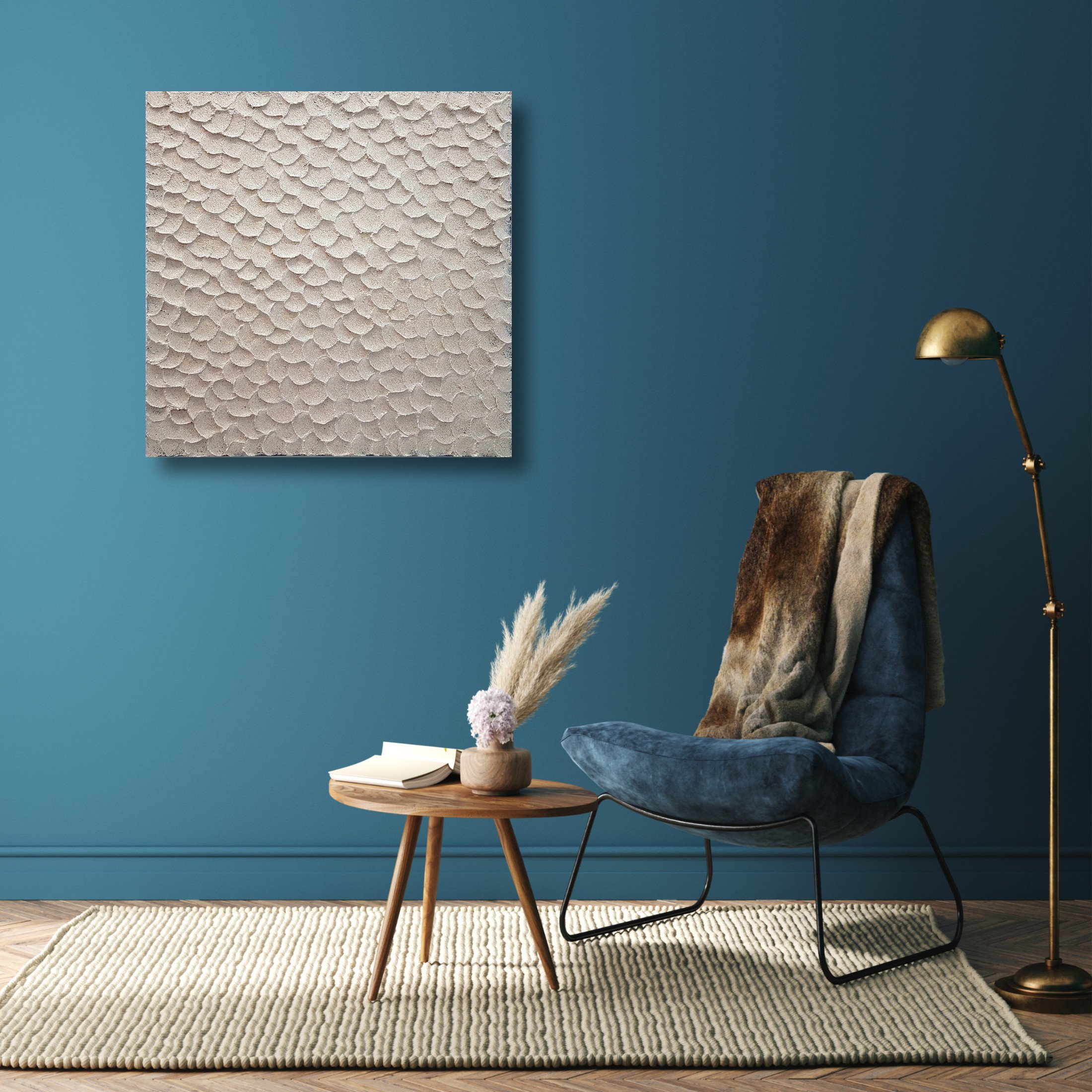 Fish Scales 61cm x 61cm