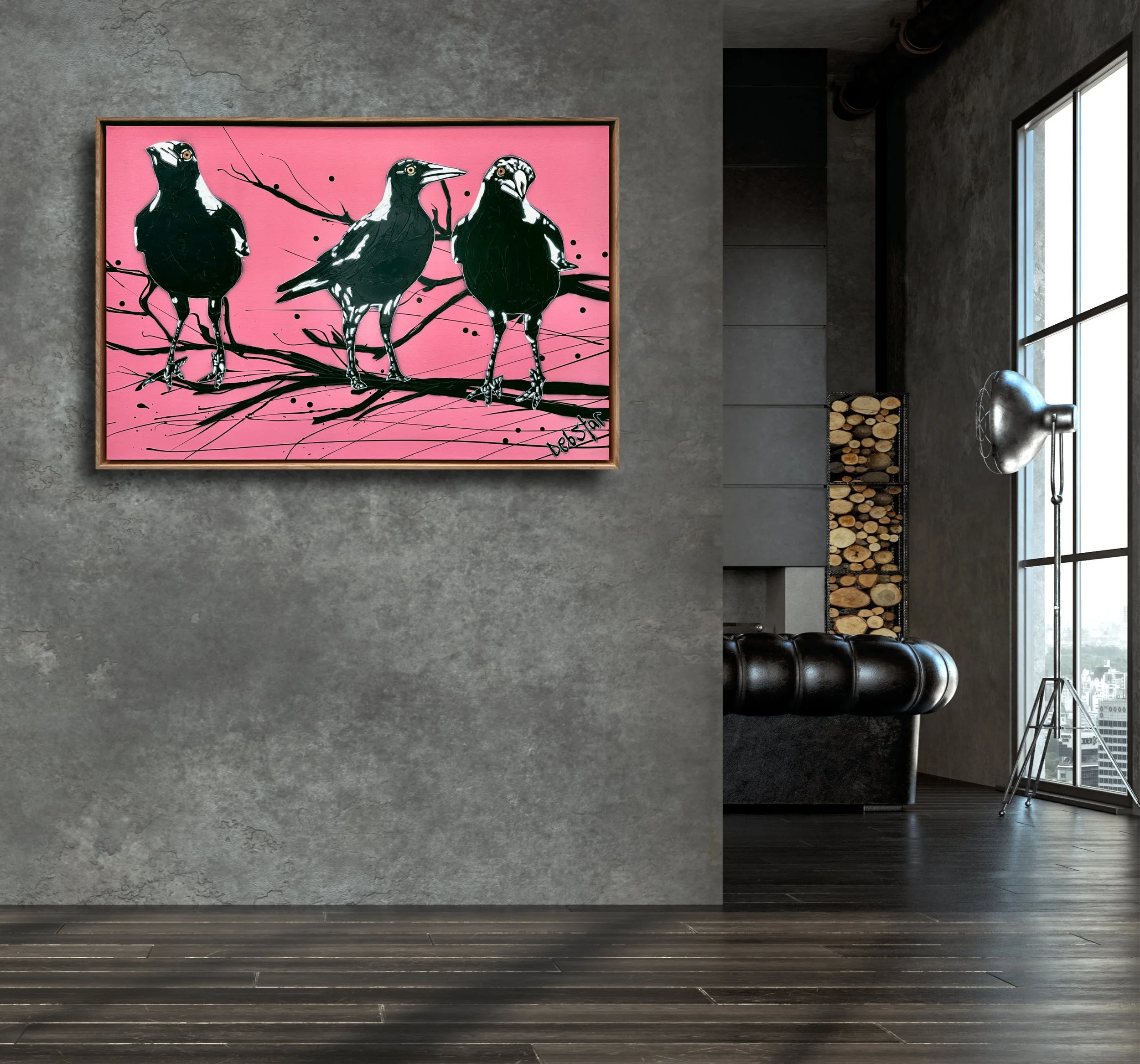 pink-magpie-street-birds-pop-popart-deborah-lang-art-urban-canvas-5.jpg