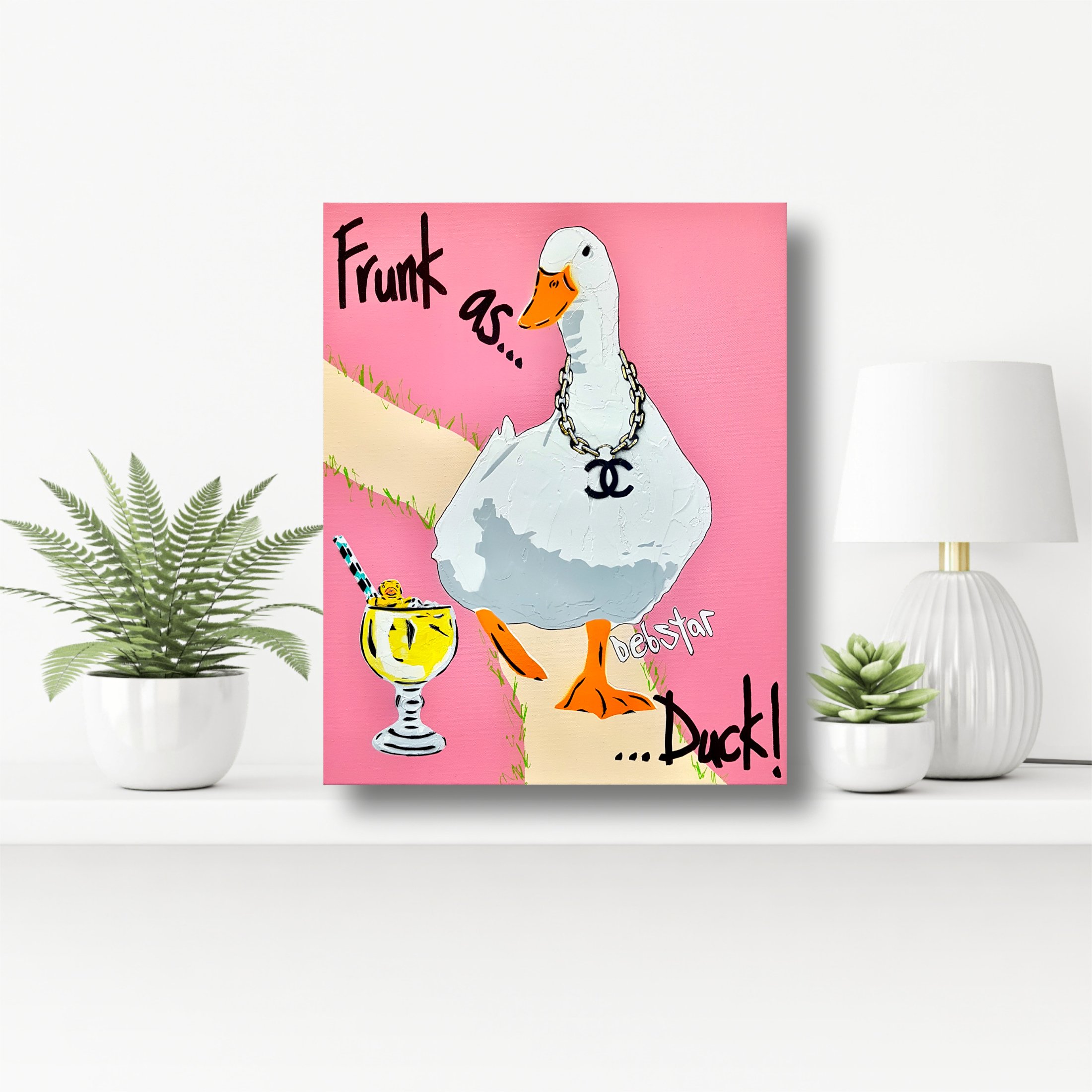 Frunk as Duck 40.5cm x 51cm