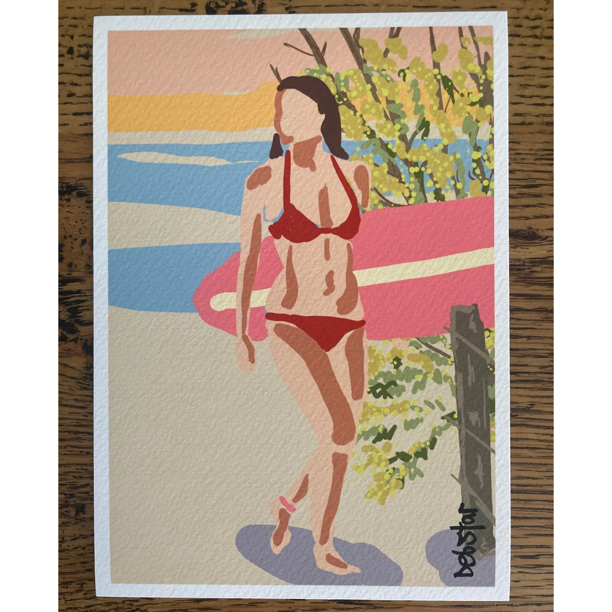 Summer Sun - Golden Wattle A5 Limited Edition Print