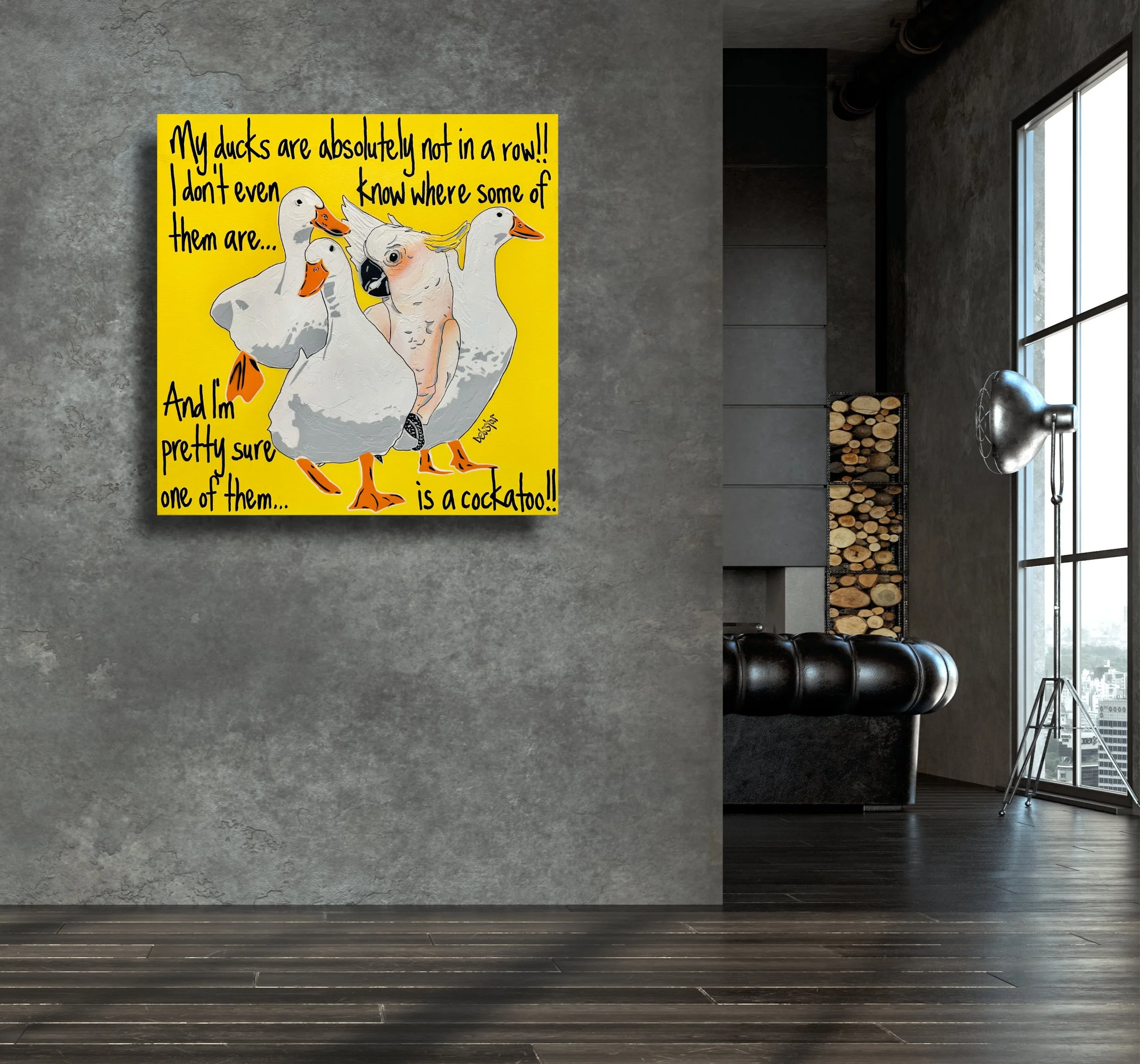 ducks-in-a-row-yellow-bin-cockatoo-pop-art-debstar-deborah-lang-5.jpg