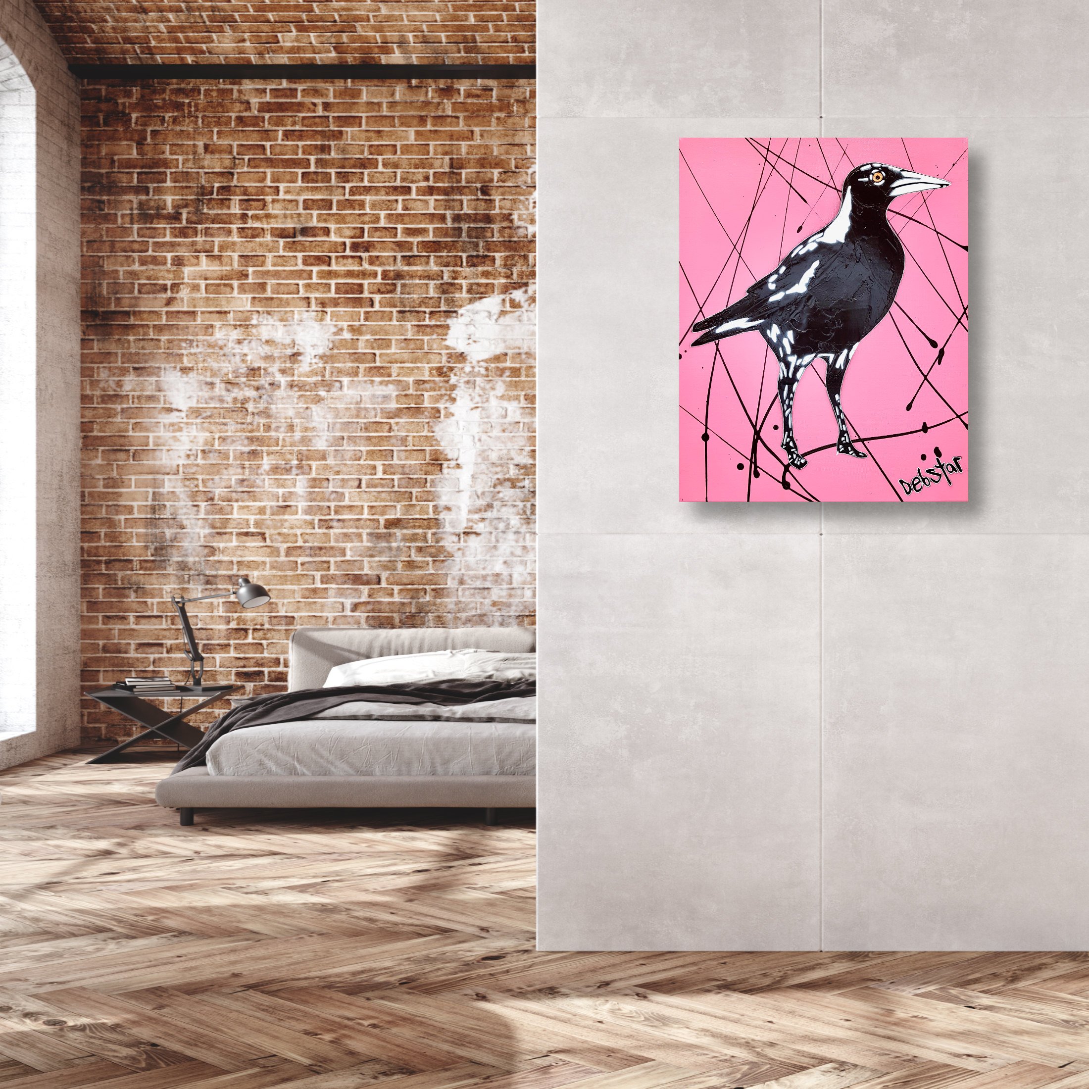 magpie-pink-pop-art-deborah-lang-art-urban-canvas-6.jpg