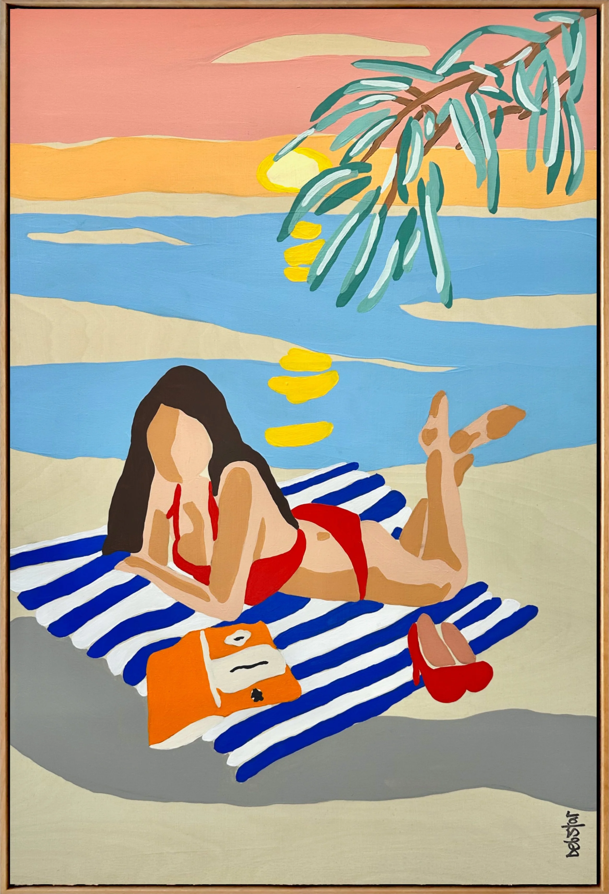 summer-sun-silver-gum-Deborah-Lang- Debstar-lady-in-red-1.jpg