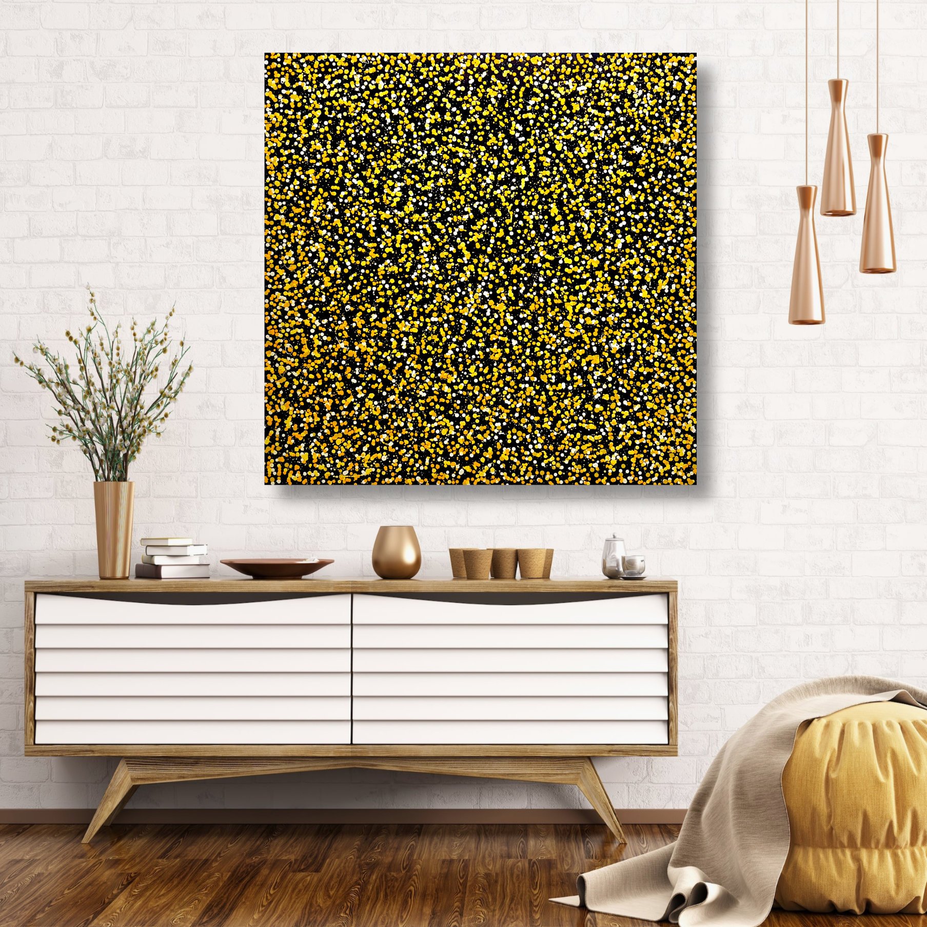pollen-yellow-dots- abstract-deborah-lang-art-urban-canvas-3.jpg