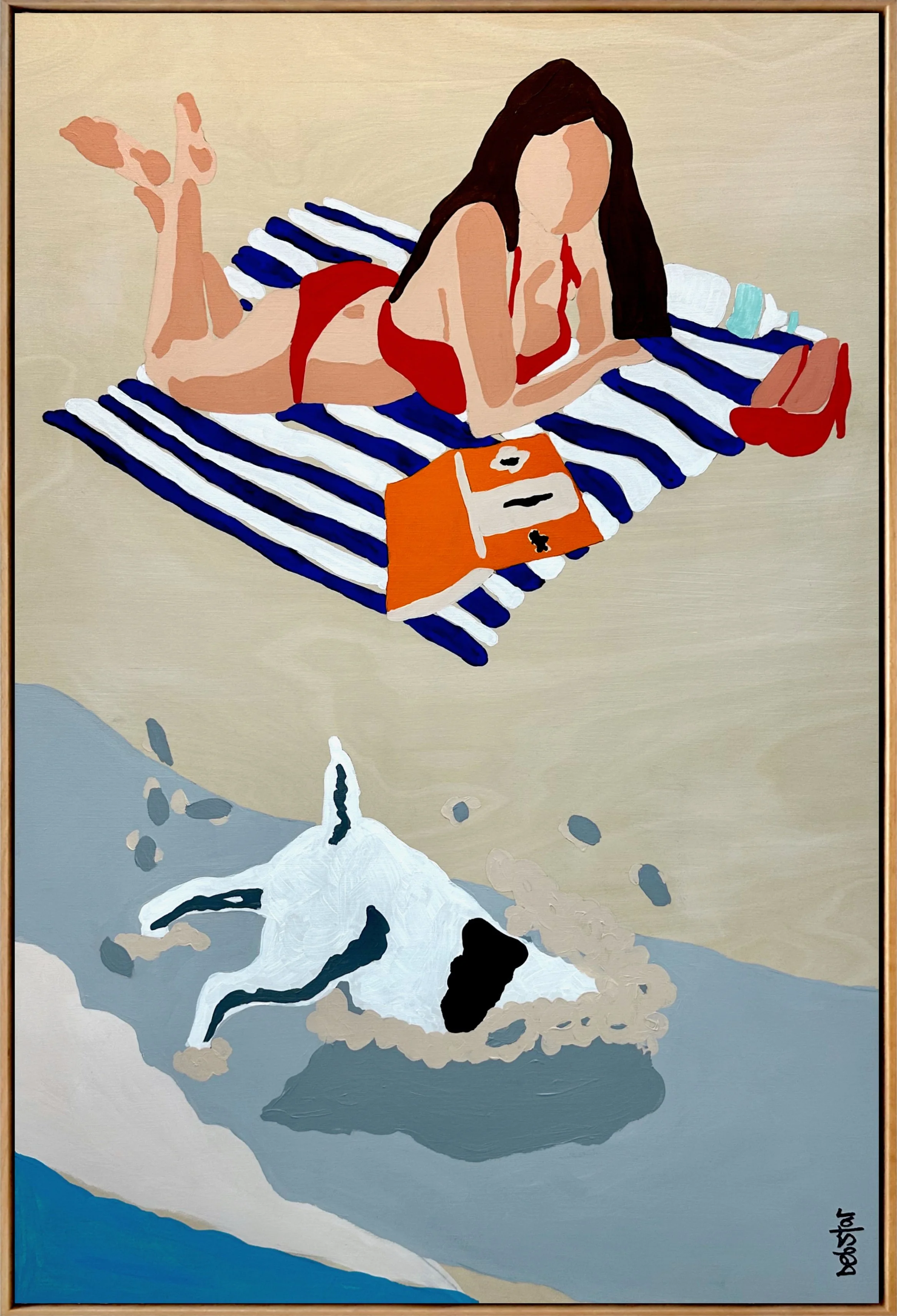 summer-snapshots-beach-Deborah-Lang- Debstar-lady-in-red-1.jpg