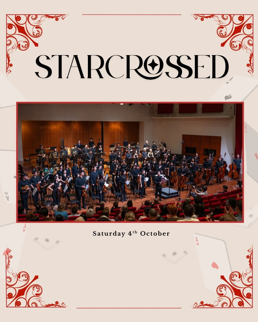 💘✨ STARCROSSED ✨💘

On the 4th of October, Monash Medical Orchestra gave an ethereal performance at James Tatoulis Auditorium in Methodist Ladies&rsquo; College (MLC). Led by the brilliant Robert Dora, the orchestra brought to life the tragedy of Ro