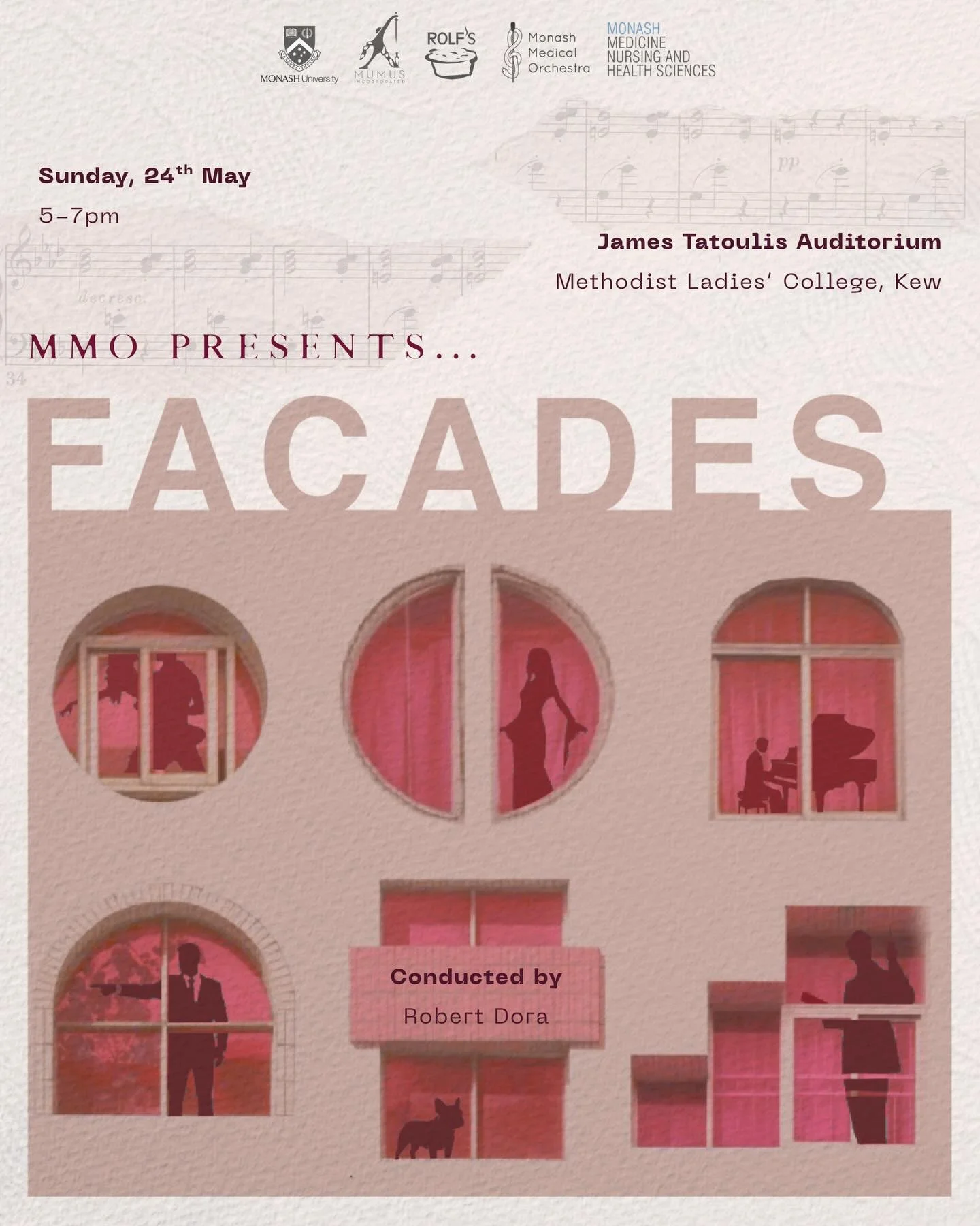 ✨🔮 Music reveals more than meets the eye&hellip; are you ready to uncover what lies beneath? 🔮✨

Monash Medical Orchestra is thrilled to invite you to our 2026 Semester 1 concert: Fa&ccedil;ades 🎭

Discover the stories hidden beneath the music - f