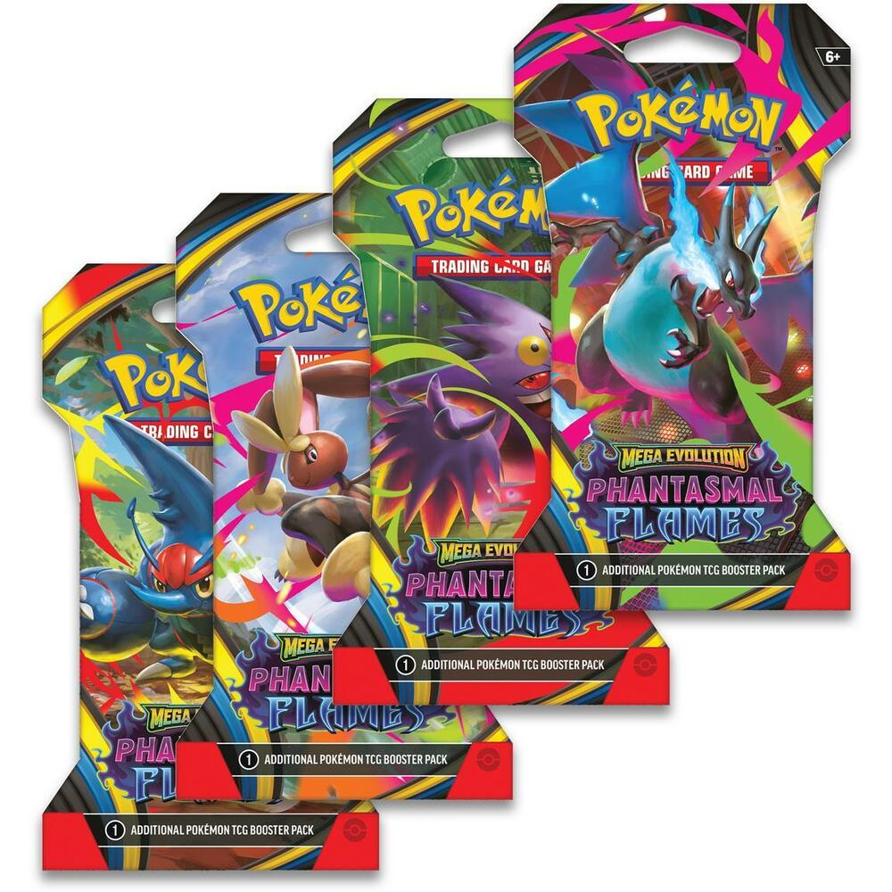 Phantasmal Flames Sleeved Booster Pack Art Set (4-Pack Complete Artwork Set) – English