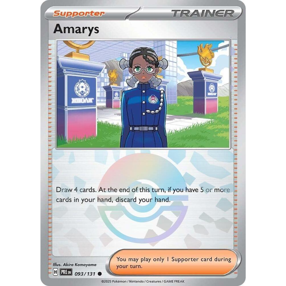 Amarys (Poke Ball Pattern) - SV: Prismatic Evolutions (PRE) - 093/131
