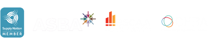 Logos of Supply Nation Member, ASBA, BSCAA, and CEBA organizations.