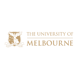 The University of Melbourne logo with a crest and the institution's name underneath.