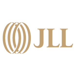 JLL logo with stylized globe and text