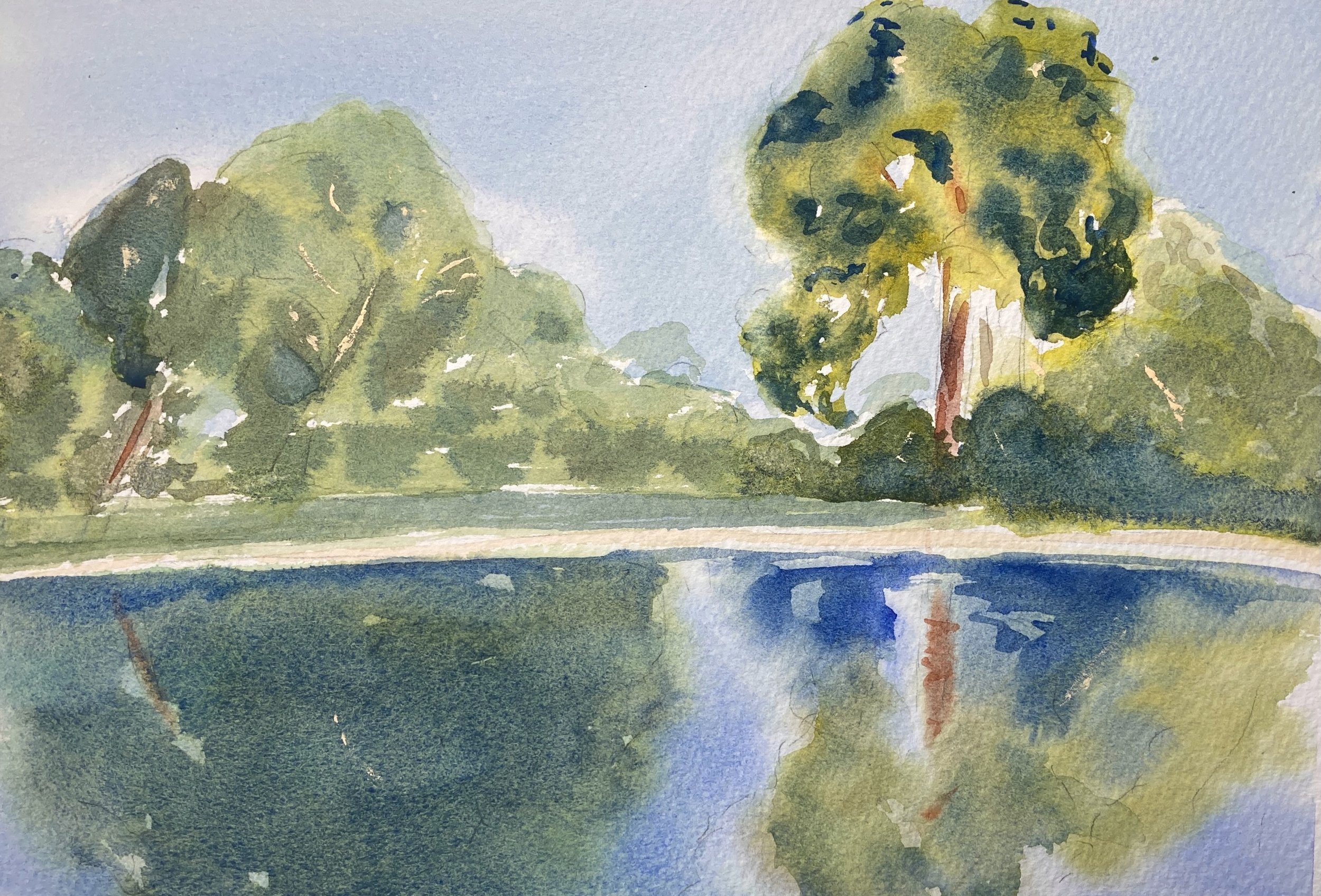 Pond, La Granja Palace, Segovia