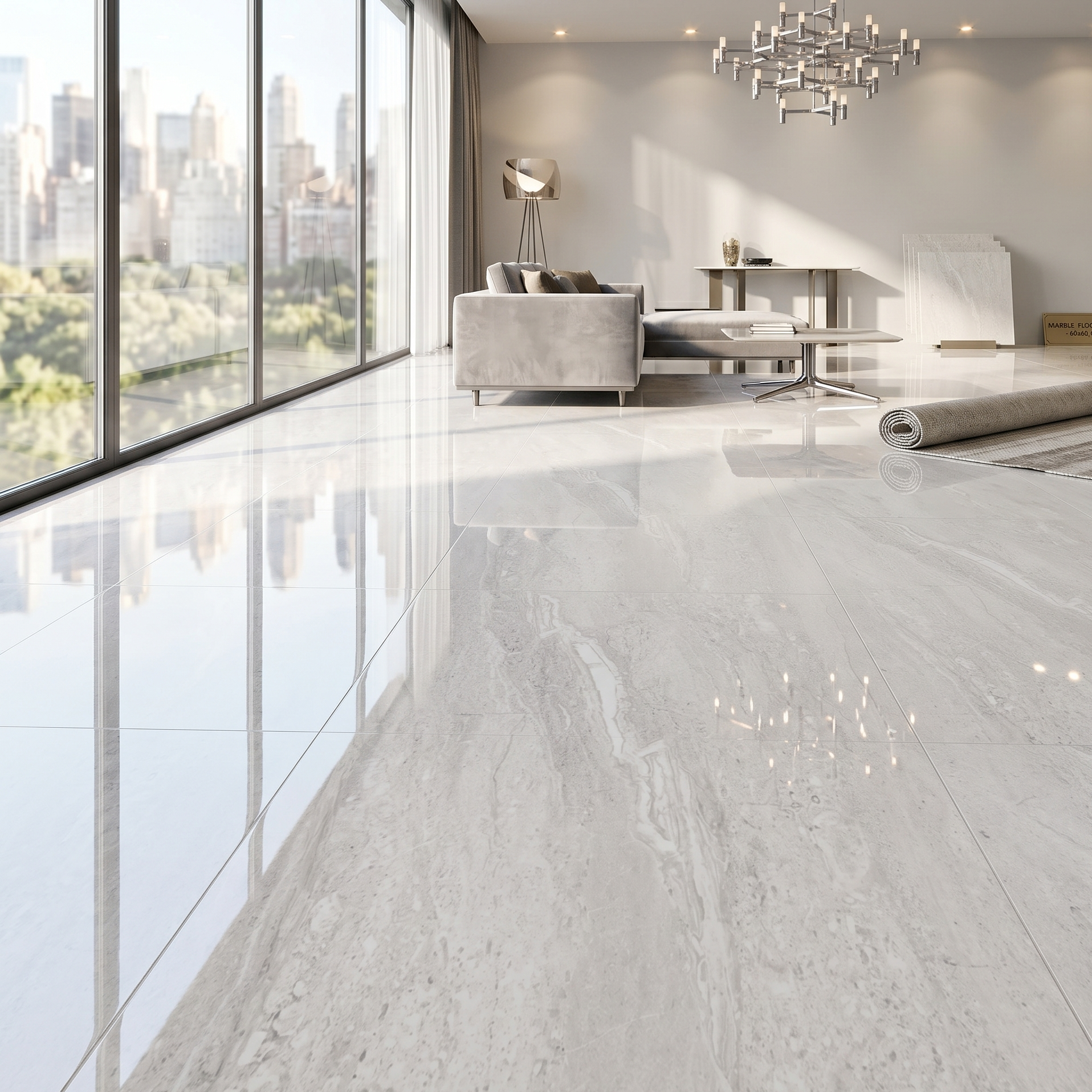 AMALFI GREY - 60x60 GLOSSY