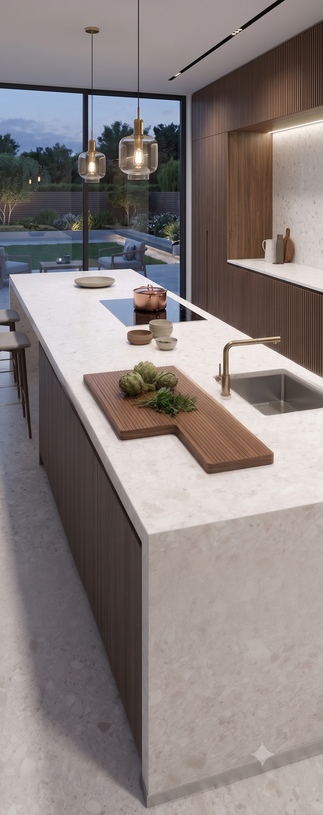 ROCK WHITE - 80x240 PORCELAIN SLAB