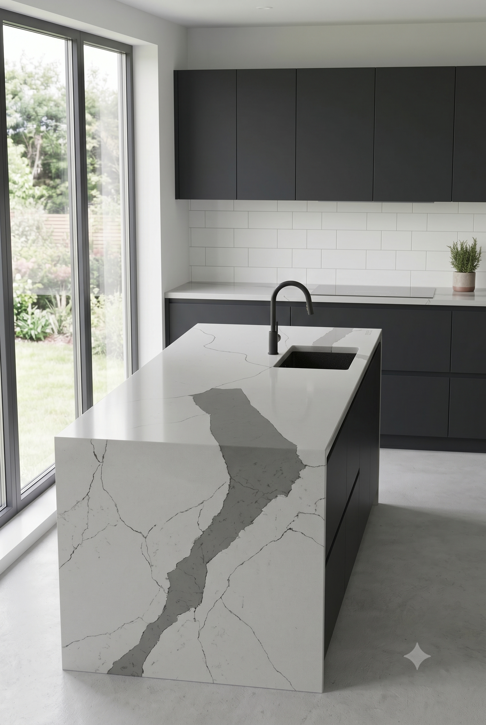 80x310 Quartz - Calcatta Oro