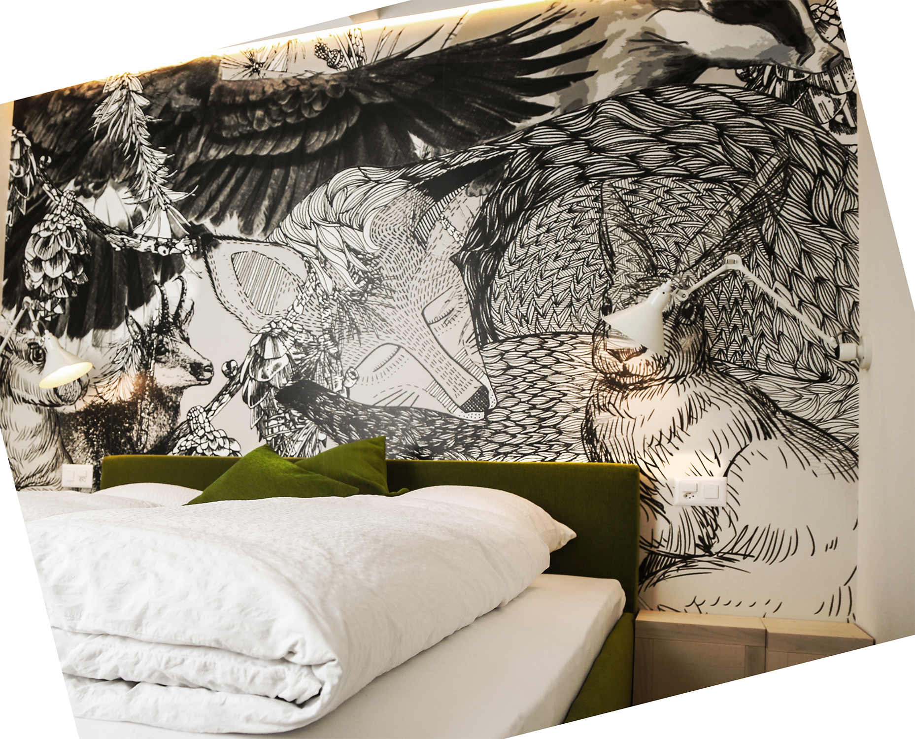 Hotel Flaschen Albinen Room N°10.2 Rossana Mingrone.png