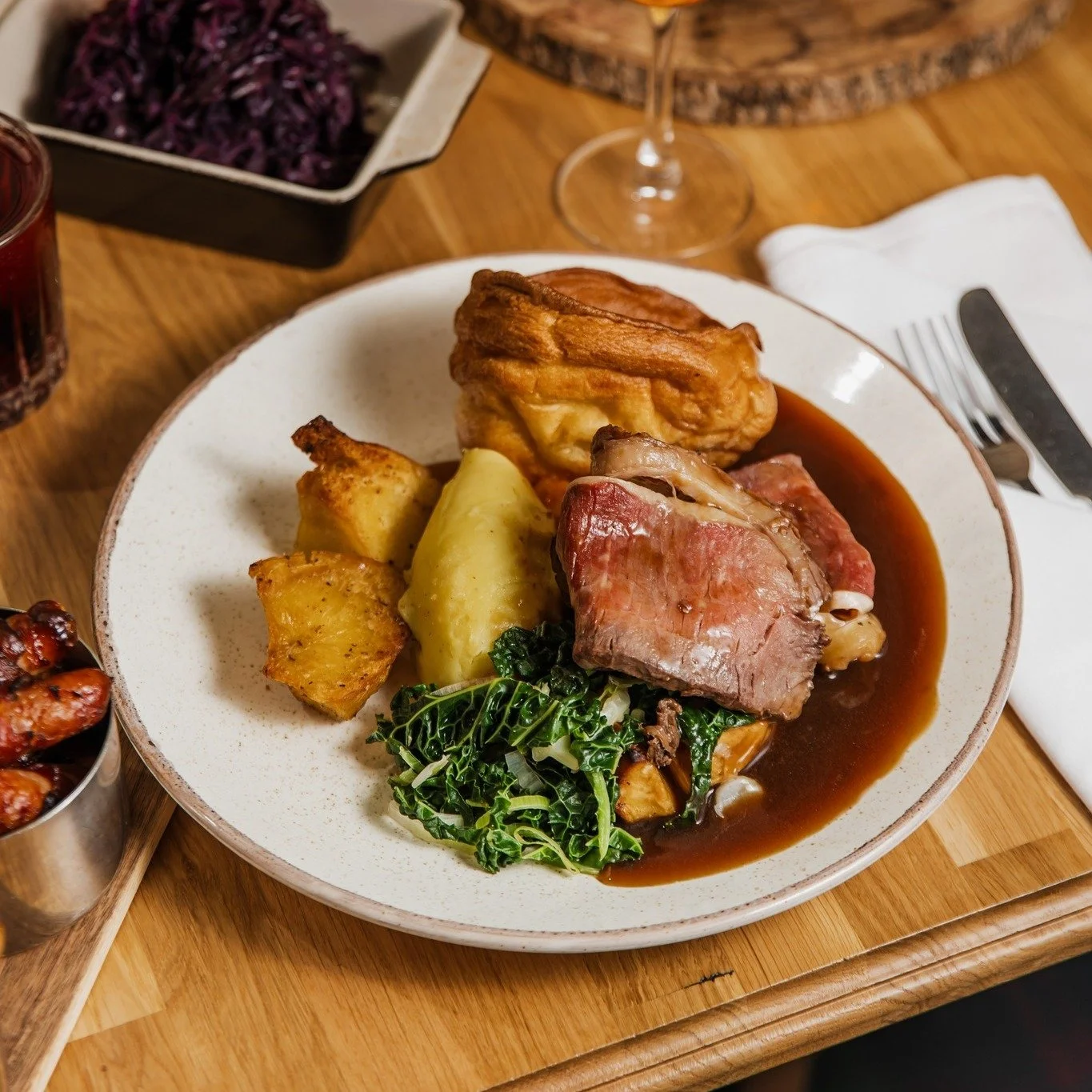 Delicious! It&rsquo;s your weekly reminder to get excited for Sunday Lunch! ✨

Sunday Lunch is served 12pm &ndash; 6pm - the perfect weekend indulgence.

🔗 Book online to reserve your table
📞 Or give us a call on 01207232569

#SundayLunch #SundayRo
