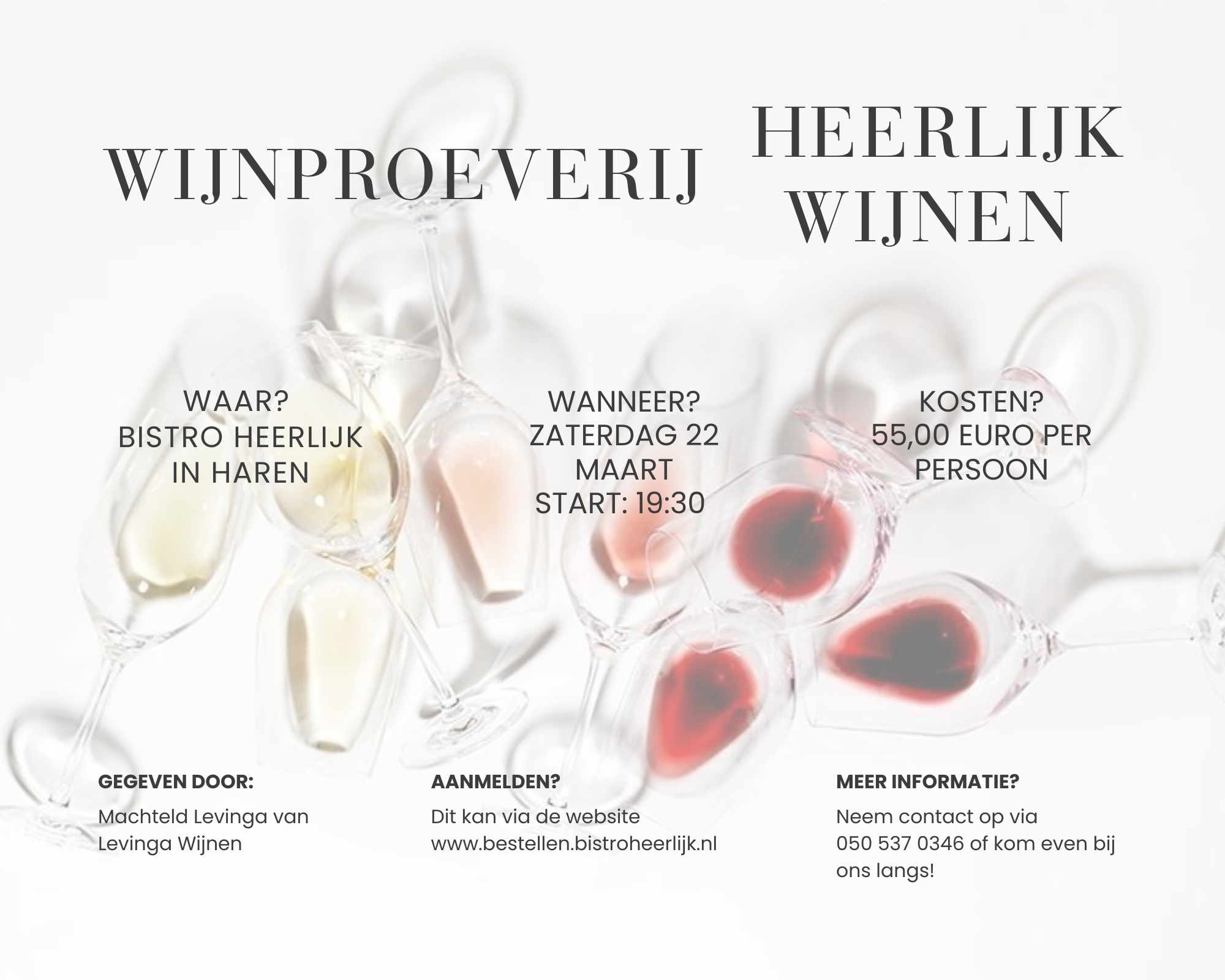 Wijnproeverij Heerlijk Wijnen