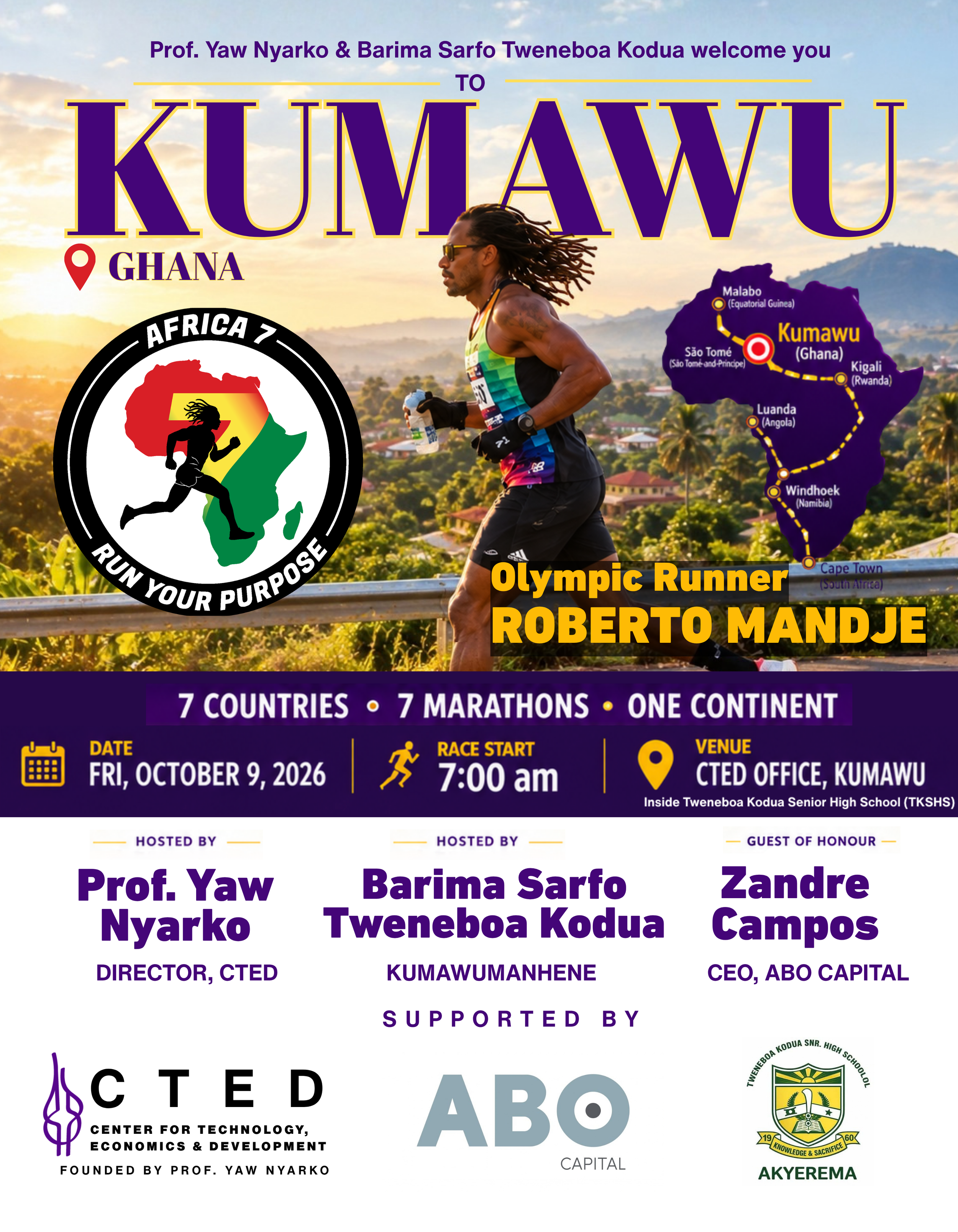 Africa 7 Marathon Comes to Kumawu