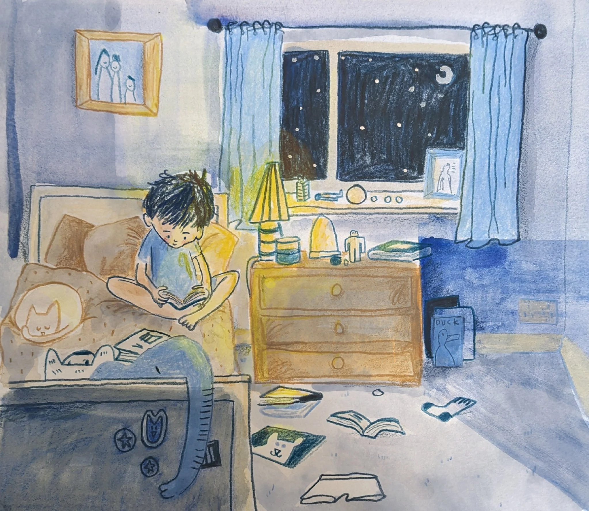 A love for books, unable to stop reading