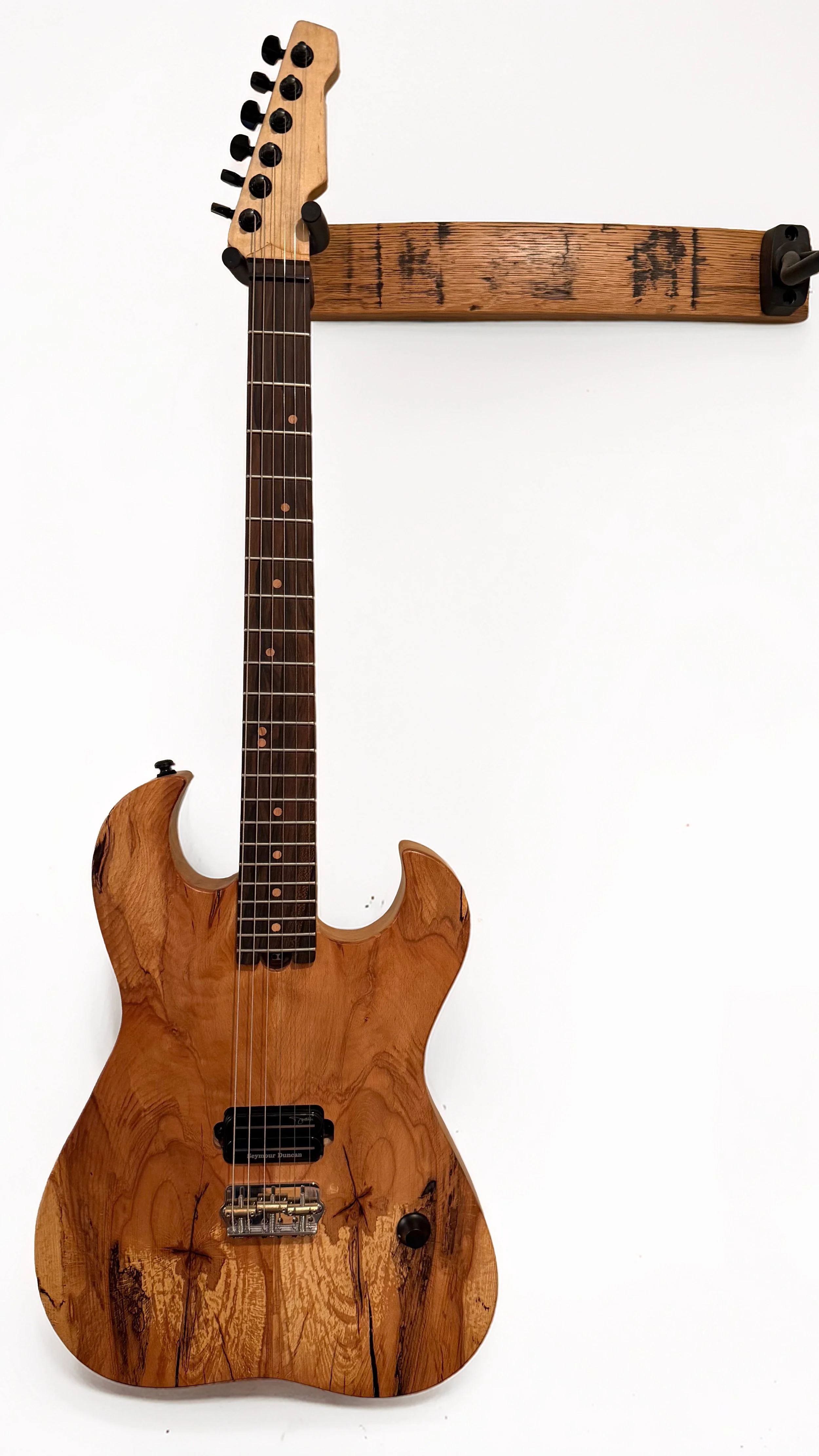 Spalted beechwood with Dimebucker Pickup