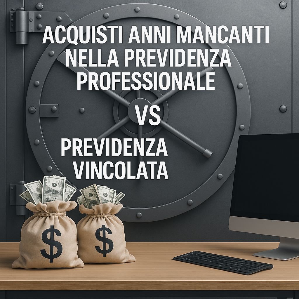 Acquisti di anni mancanti nella Previdenza Professionale VS Previdenza vincolata ?