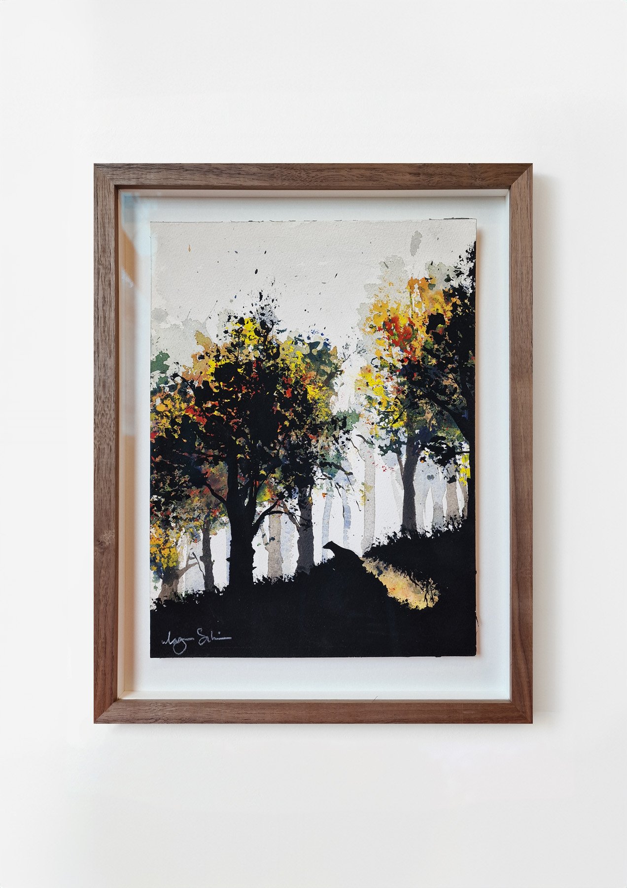 «Grevling i skogen» av Magnus Schive