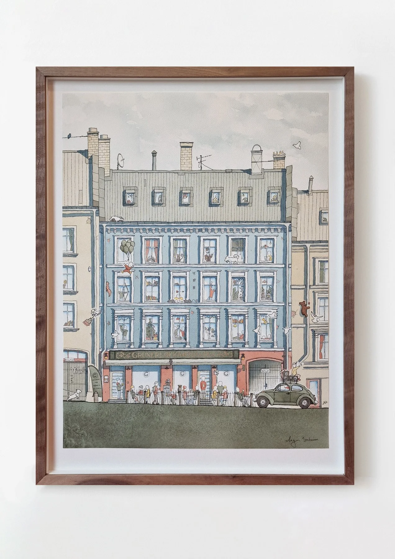 «Grünerløkka brygghus» av Magnus Schive