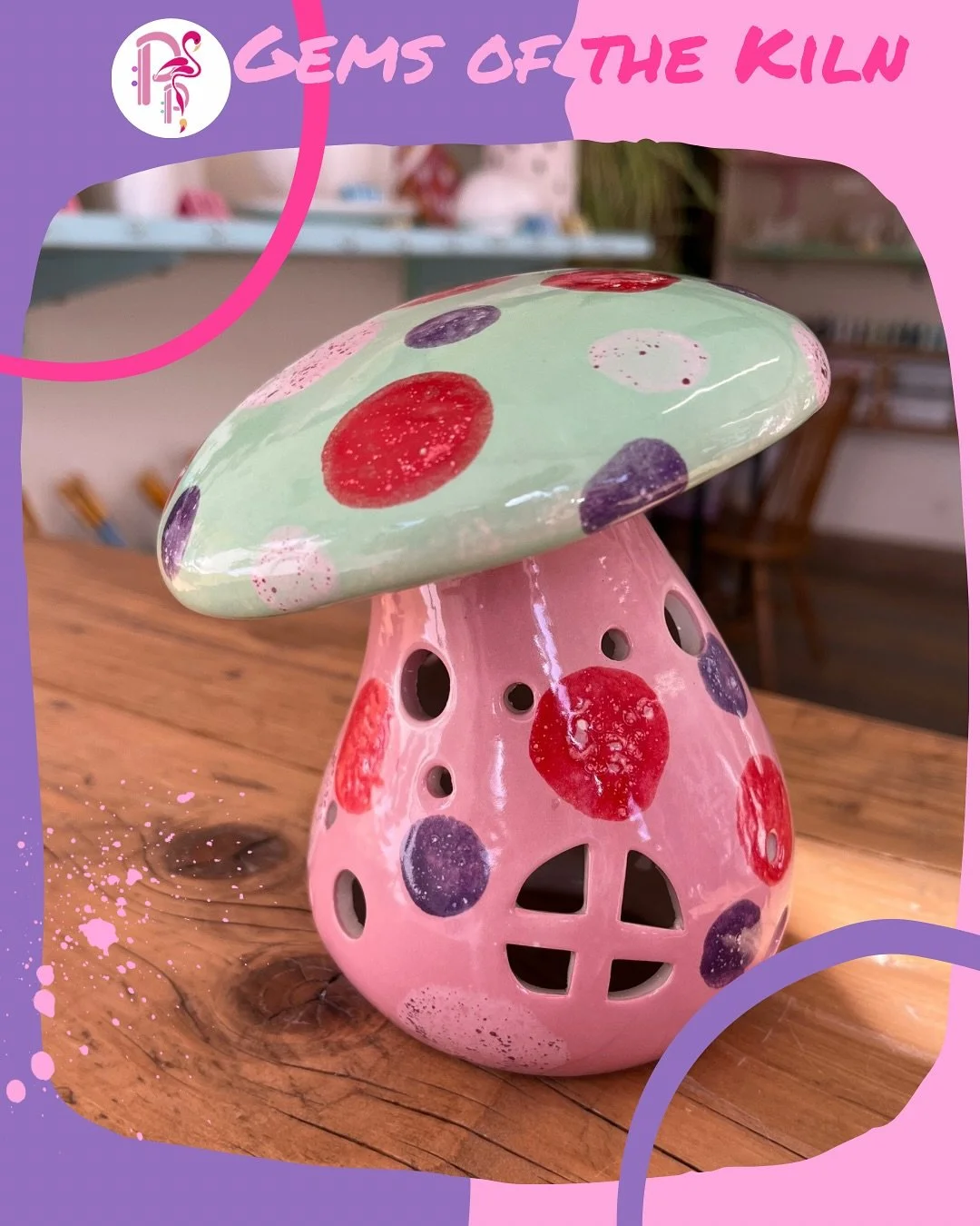 💎GEMS &bull; OF &bull; THE &bull; KILN 💎

Spotty mushrooms and flowery campers - lots to love in this kilnload!

Paint your own kiln gem at Pitter Potter - Now stocking everlasting pumpkins!
🎨🌵🦩

For more information, visit our website https://w