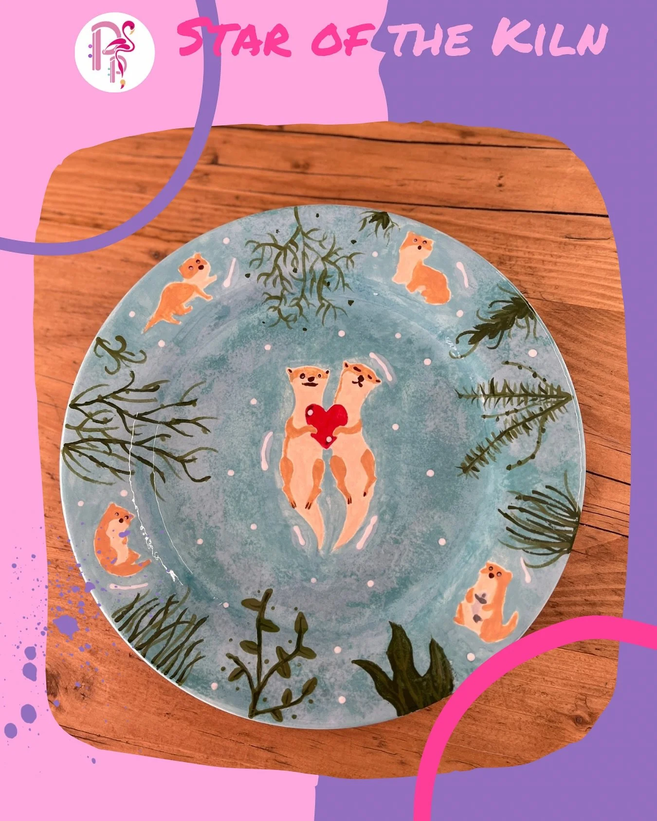 🌟STAR &bull; OF &bull; THE &bull; KILN🌟

Katherine came prepared with otter reference pics, which is always a good way to start, but we couldn&rsquo;t have envisaged her play turning out quite THIS spectacularly! A gorgeous piece featuring an impor