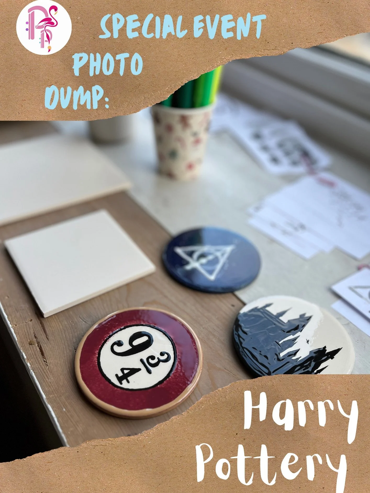 📸 PHOTO &bull; SPLURGE 📸

Last week we held a spellbinding Harry Pottery Kids Painting Afternoon, and it was truly magical!🧙🏻&zwj;♂️

There was potion-making, sorting, mini-games and - of course - plenty of painting! Our young students were taugh