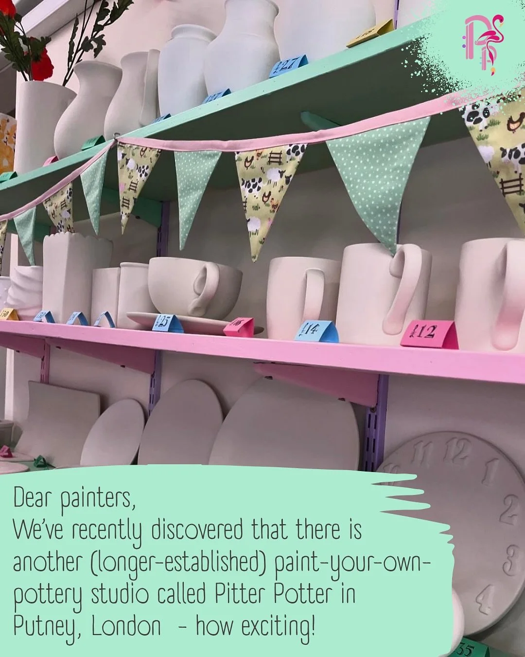 We have realised that some of our visitors were getting a bit confused as to which website belonged to which studio - so we&rsquo;re clearing things up!😊

We came up with the name Pitter Potter Tenbury Wells all by ourselves, but it turns out that s