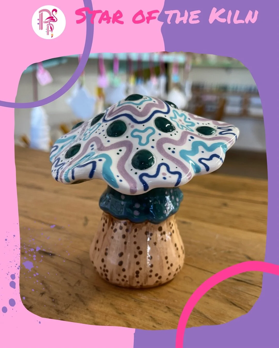 🌟STAR &bull; OF &bull; THE &bull; KILN🌟

Now, there are mushrooms and then there are MUSHROOMS, and this is bobby-dazzler! Add huge mushroom fans, we are just blown away by Peja&lsquo;s marvellous creation. Excuse us if we pinch a few ideas🍄&zwj;?