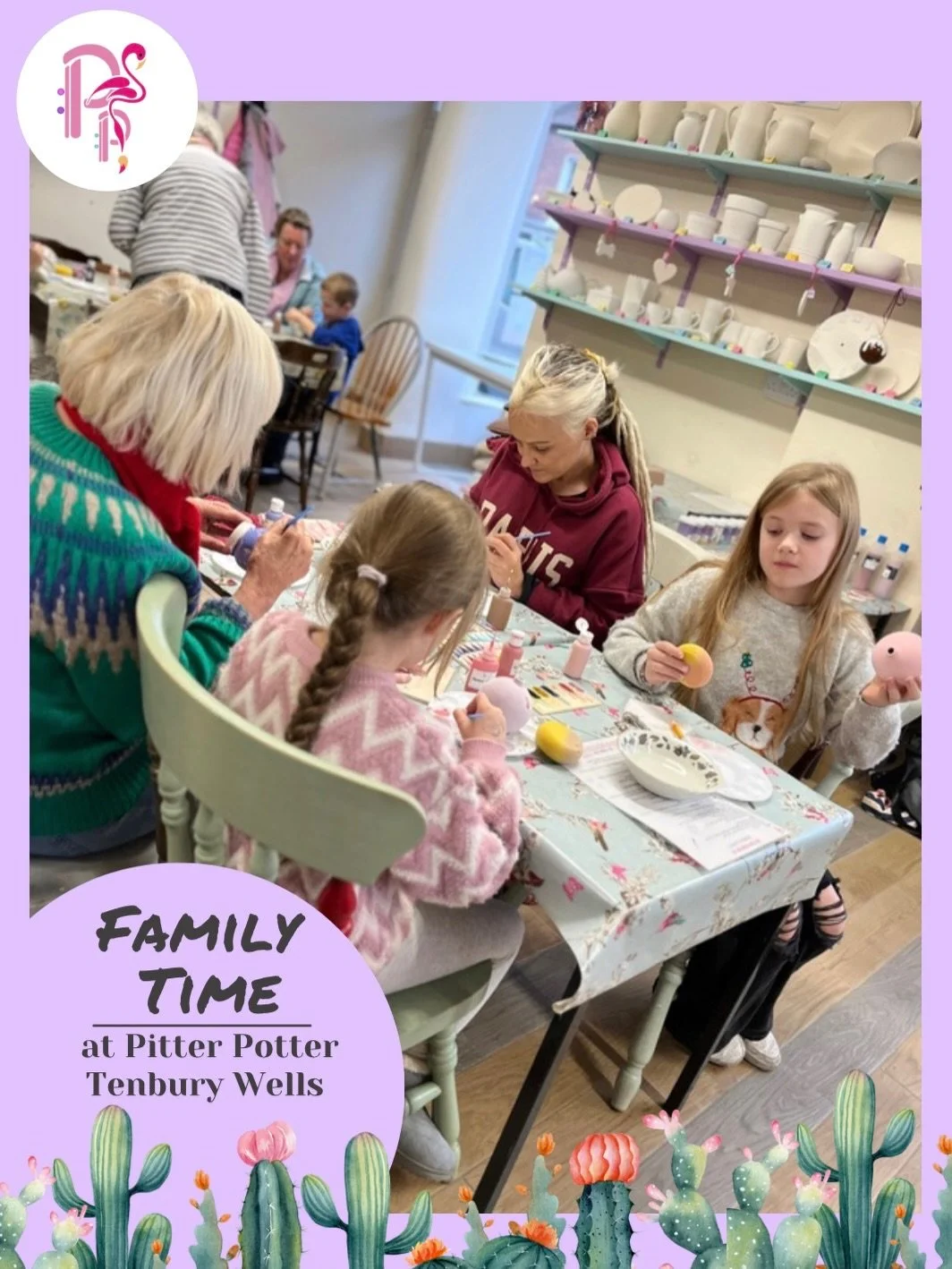 #EveryoneWelcome

Who is painting your own pottery the perfect activity for? Everyone!

From newborn babies to octogenarians; families, couples, friends and solo painters - there&rsquo;s no such thing as &bdquo;the wrong type to paint&ldquo;

So whoe