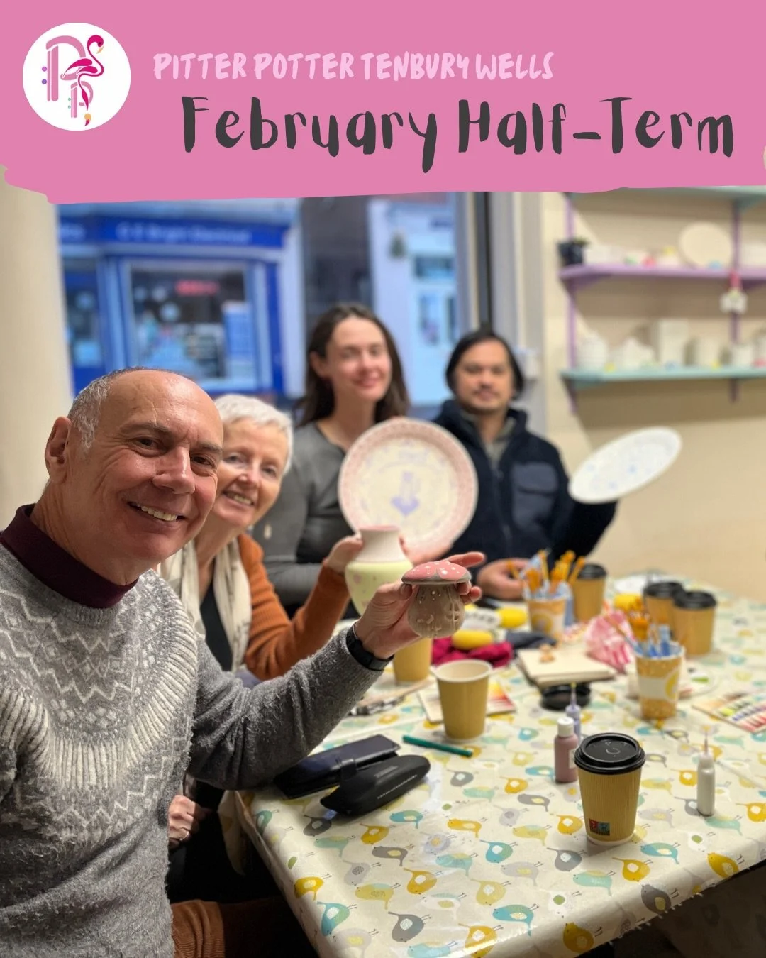 🌵HALF &bull; TERM🌵

This time next month, we&rsquo;ll have just begun half-term🤗
We are open ALL WEEK (including Thursday 19th), so fire off that message and secure your slot now - we get very booked up!
🦩🌵🎨

Paint-Your-Own-Pottery at Pitter Po