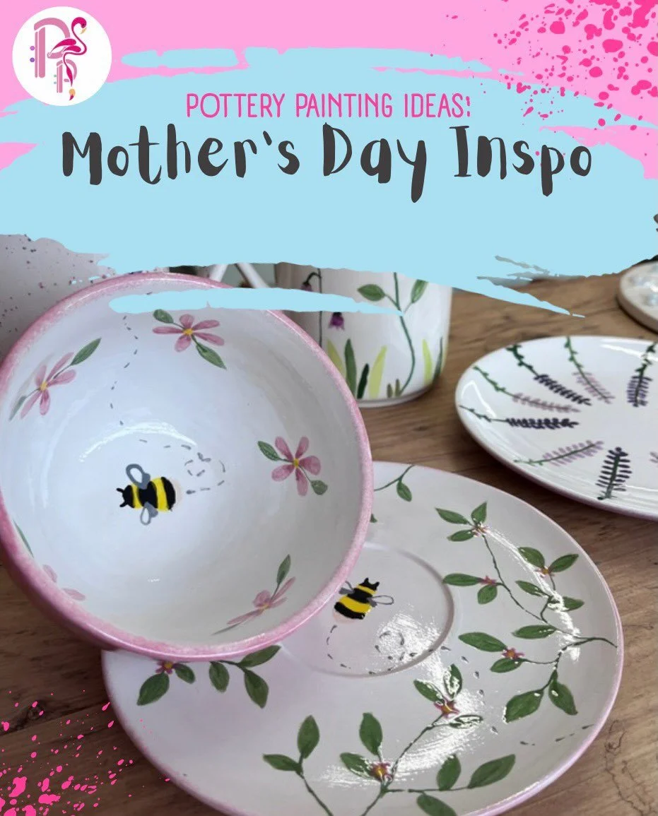 👨&zwj;🎨PAINTING &bull; INSPIRATION👨&zwj;🎨
 
It&rsquo;s Mother&rsquo;s Day this weekend and we&rsquo;re ready to welcome lots of lovely Mums to paint!🎨 

The good thing about paint-your-own-pottery is that you&rsquo;re in charge of the design - d