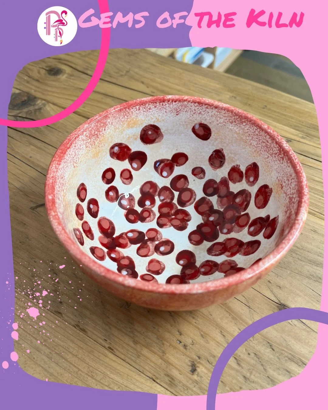 💎GEMS &bull; OF &bull; THE &bull; KILN 💎

A few firsts here from our excellent painters - first Ferrari logo, first rubber duck, first pomegranate bowl! (We really need to paint one of those for the studio🤔&hellip;) 

Paint your own kiln gem at Pi