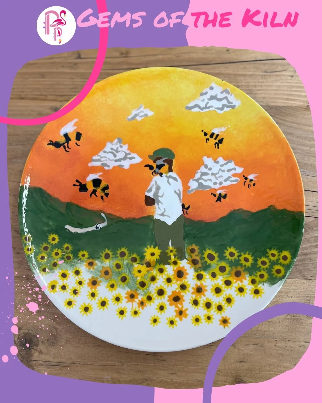💎GEMS &bull; OF &bull; THE &bull; KILN 💎

Wow - mountains and bees and so much nature-filled goodness! Keep it coming, painters!🐝

Paint your own kiln gem at Pitter Potter Tenbury Wells - no experience needed!
🎨🌵🦩

For more information, visit o
