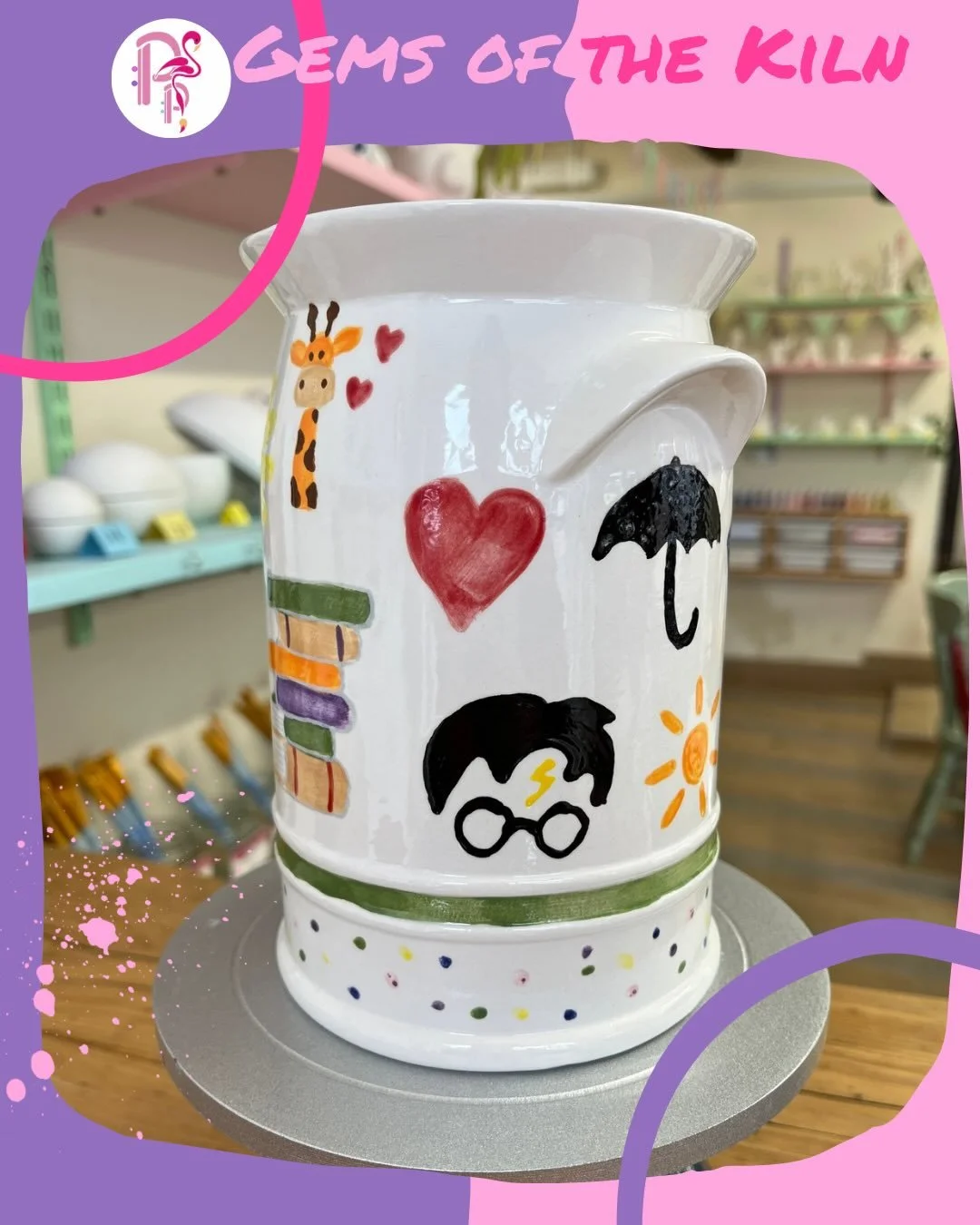 💎GEMS &bull; OF &bull; THE &bull; KILN 💎

Much to love in this kilnload - especially that doodle-style milk churn!

Paint your own kiln gem at Pitter Potter Tenbury Wells - no experience needed!
🎨🌵🦩

For more information, visit our website https