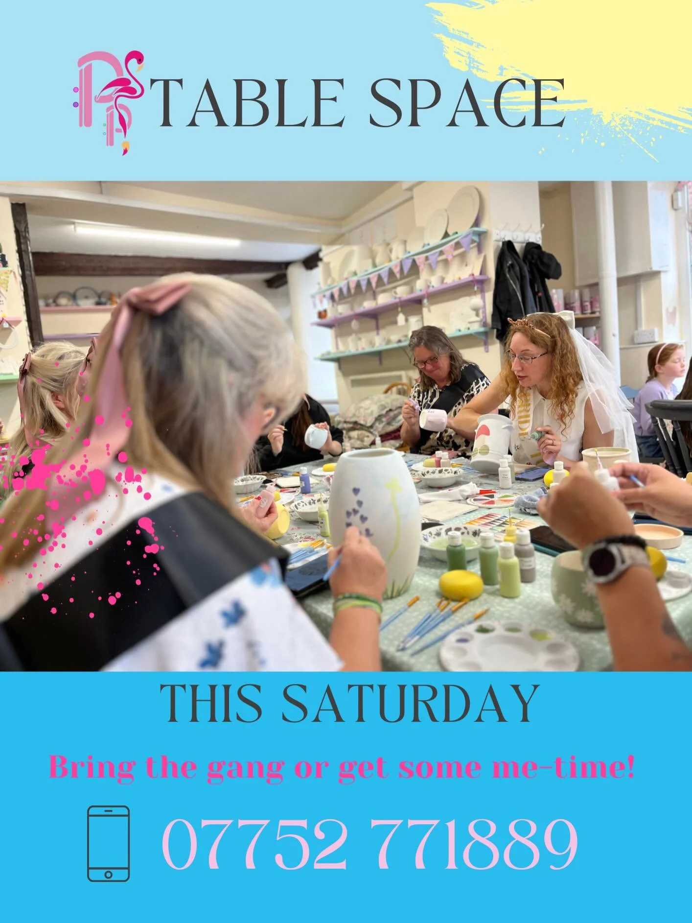 🌵SATURDAY &bull; AVAILABILITY🌵

Oh look - it&rsquo;s raining!☔️ Get yourself booked in to paint this Saturday for an activity that the weather can&rsquo;t interfere with - get yourself booked in to paint pottery!🥳
🦩🌵🎨

Paint-Your-Own-Pottery at