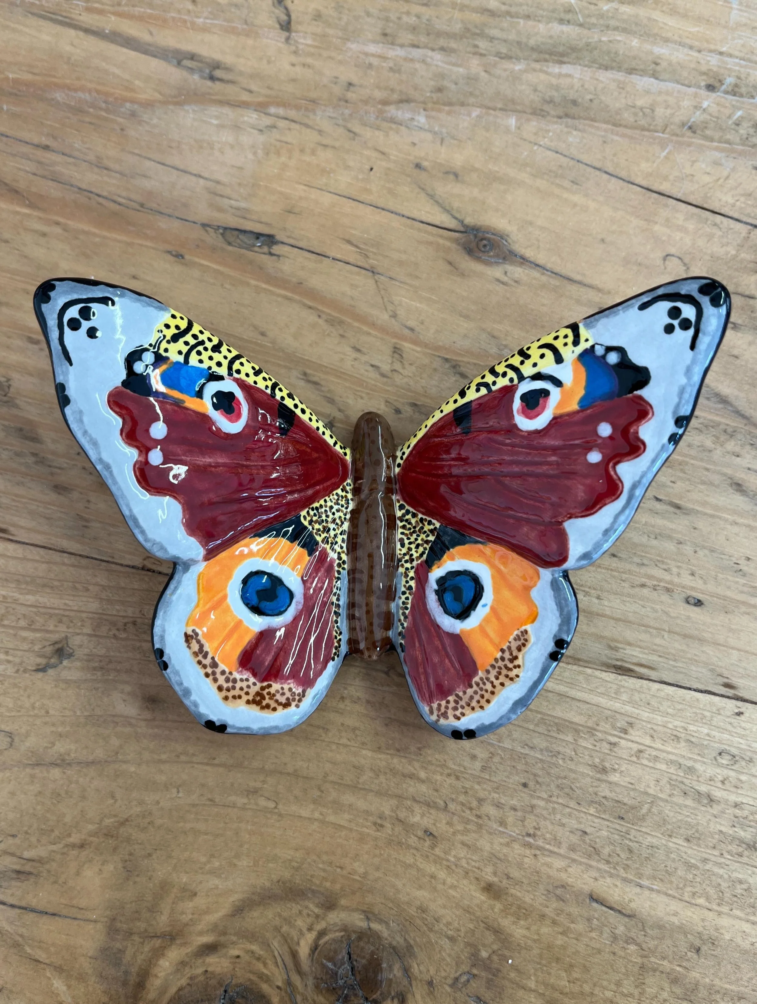 Oh WOW🤩 

Look at this stunning Peacock Butterfly painted by one of our visitors - beautiful, striking and highly accurate! We&rsquo;ve been enjoying spotting butterflies out and about, but now they&rsquo;re in the studio too!🦋

What&rsquo;s your f