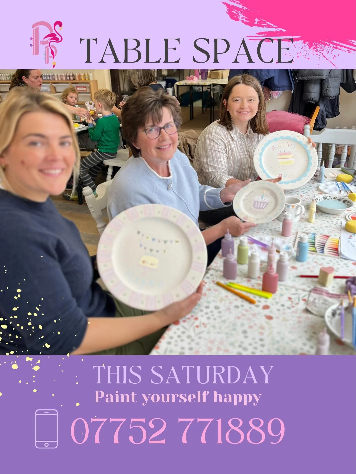 🌵SATURDAY &bull; AVAILABILITY🌵

This Saturday is your LAST opportunity to get your pottery back in time for Father&rsquo;s Day - don&rsquo;t miss it! Book in from 10:30am for all the painting fun! (And why not enter our Highland Cow charity raffle 