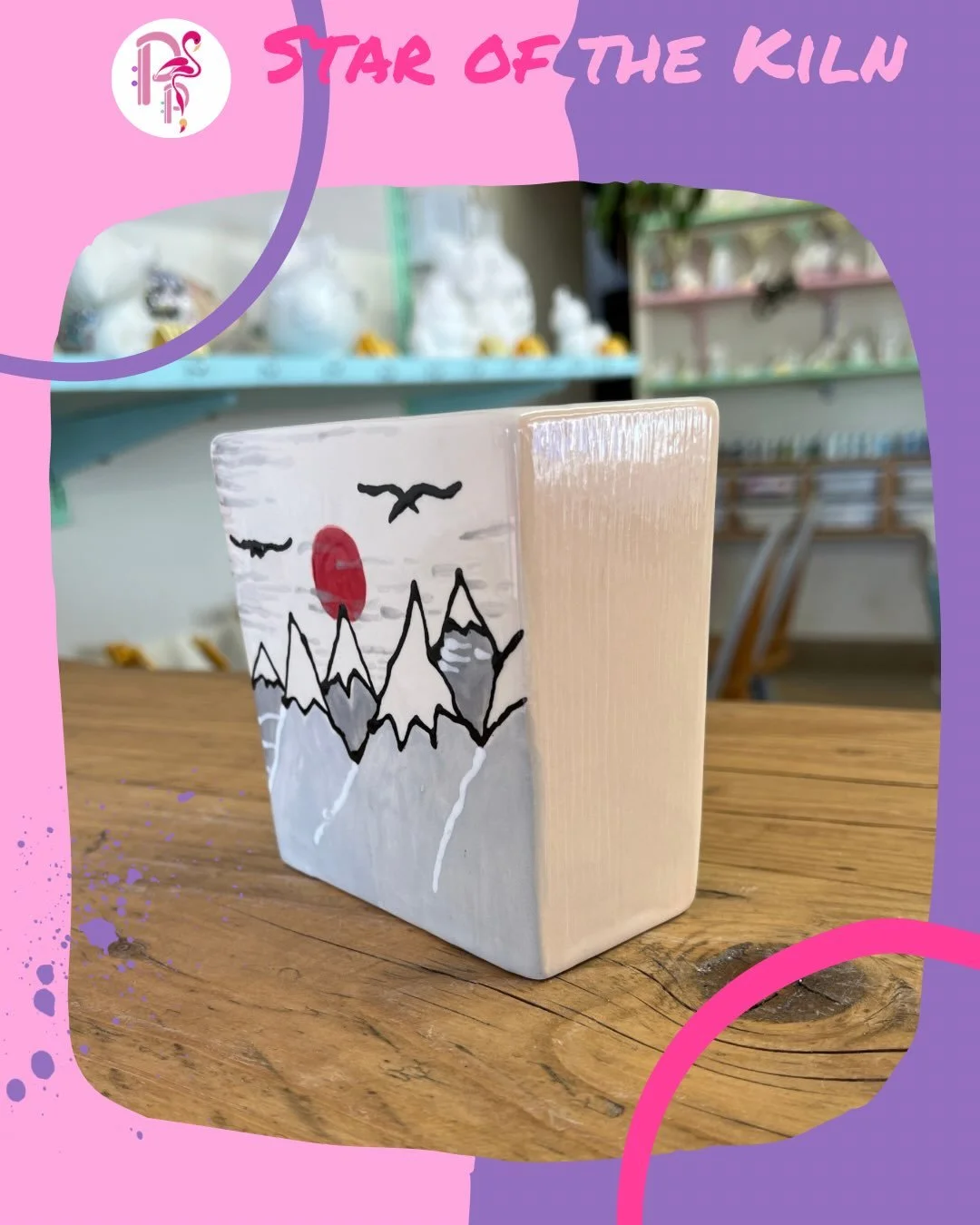 🌟STAR &bull; OF &bull; THE &bull; KILN🌟

Okay, as book-lovers, we may be biased - but this pen pot is so COOL!😍 What an inspired idea to paint it as a book (and such a good choice of book too) There are even pages!📚

Feeling inspired? Book now to