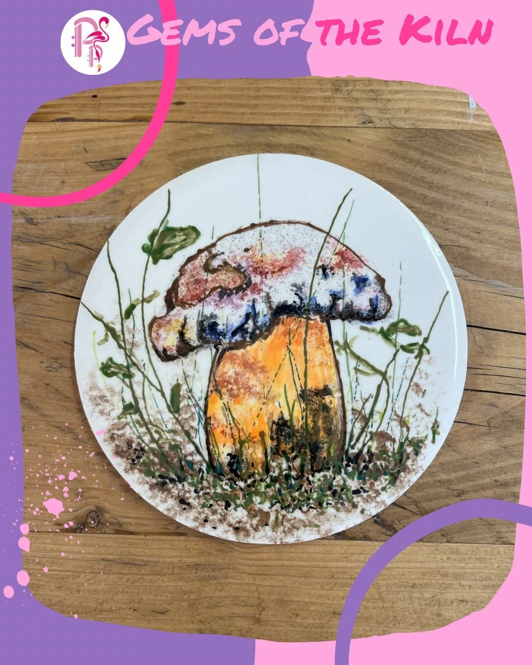 💎GEMS &bull; OF &bull; THE &bull; KILN 💎

Ahh mushrooms! Our favourite!🍄&zwj;🟫
(Also sheep, bananas, the night sky and blueberries - all good stuff!)

Paint your own kiln gem at Pitter Potter Tenbury Wells - no experience needed!
🎨🌵🦩

For more