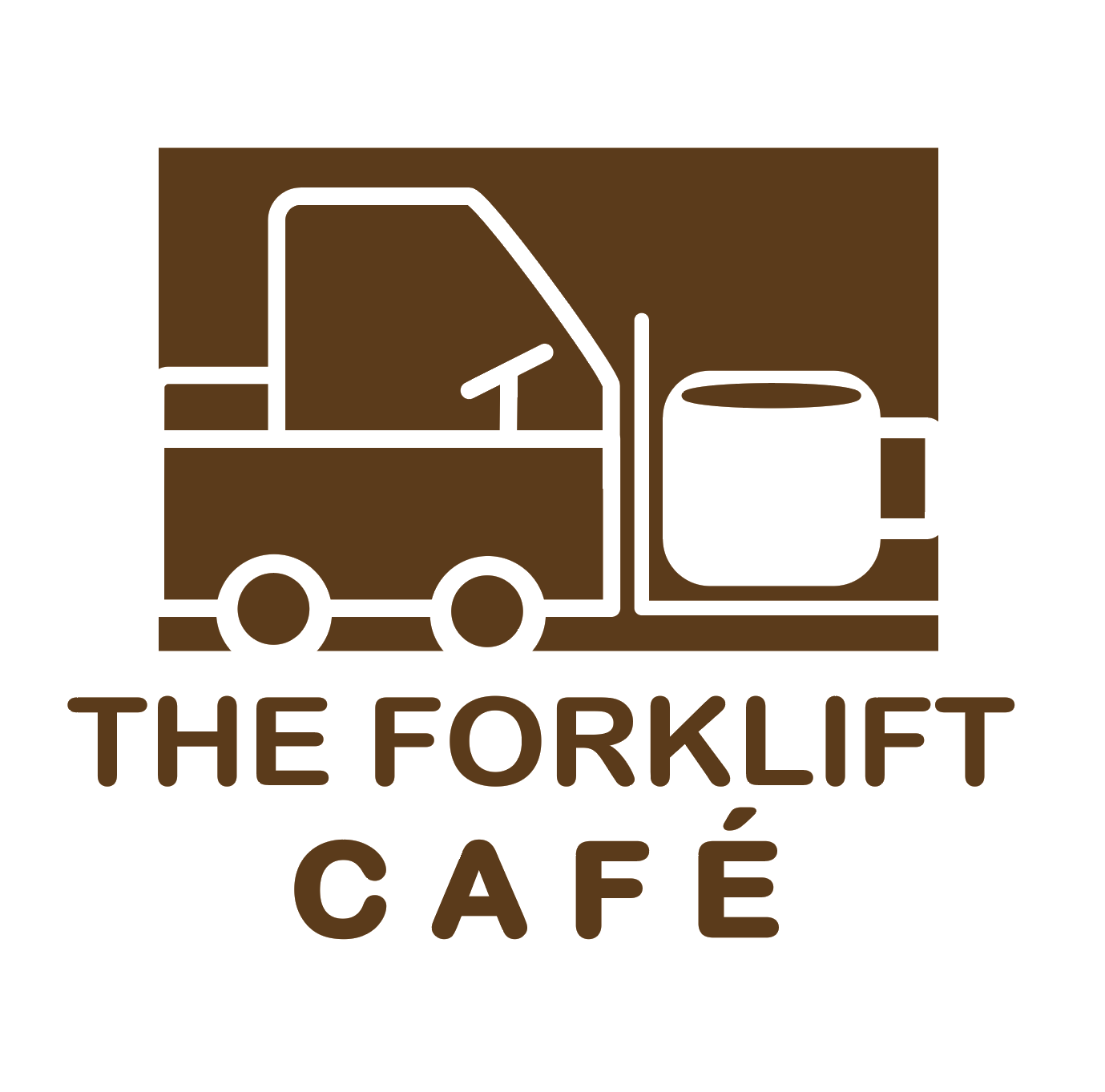 A logo focused around figure-ground relationships and closure for a cafe. 