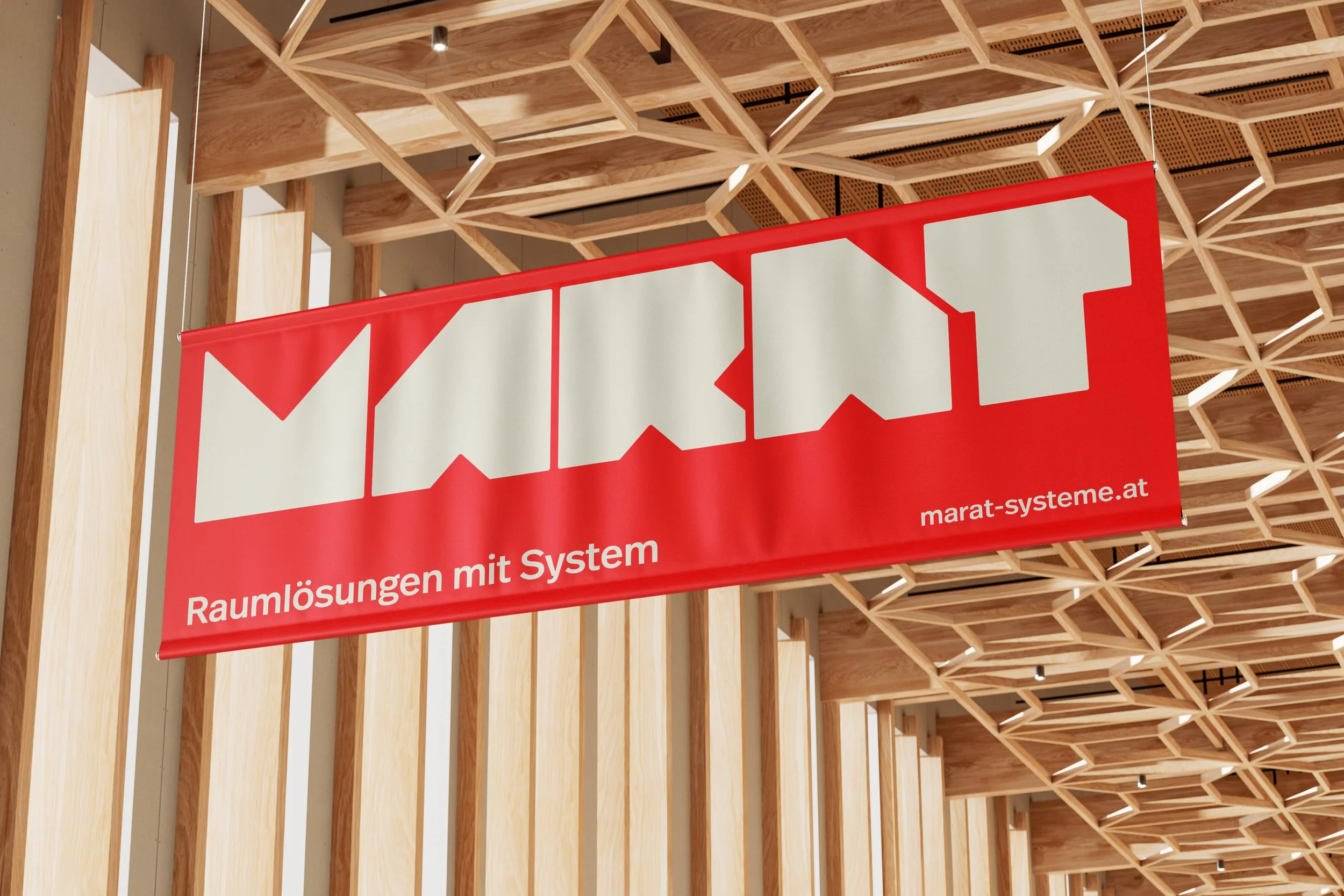 Corporate Design: Imagebanner / MARAT RAUMSYSTEME