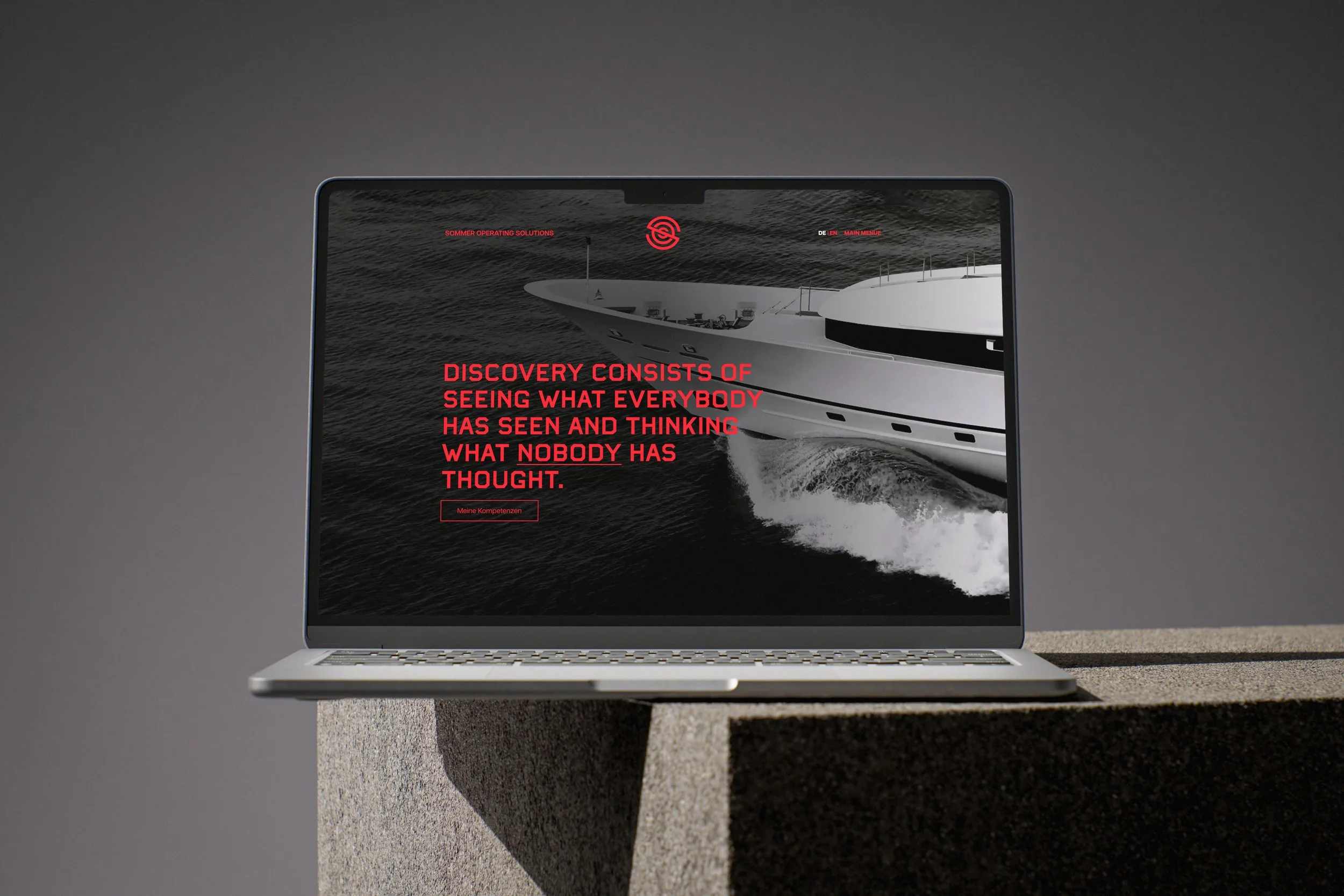 Corporate Design: Website / Sommer Operating Solutions GmbH